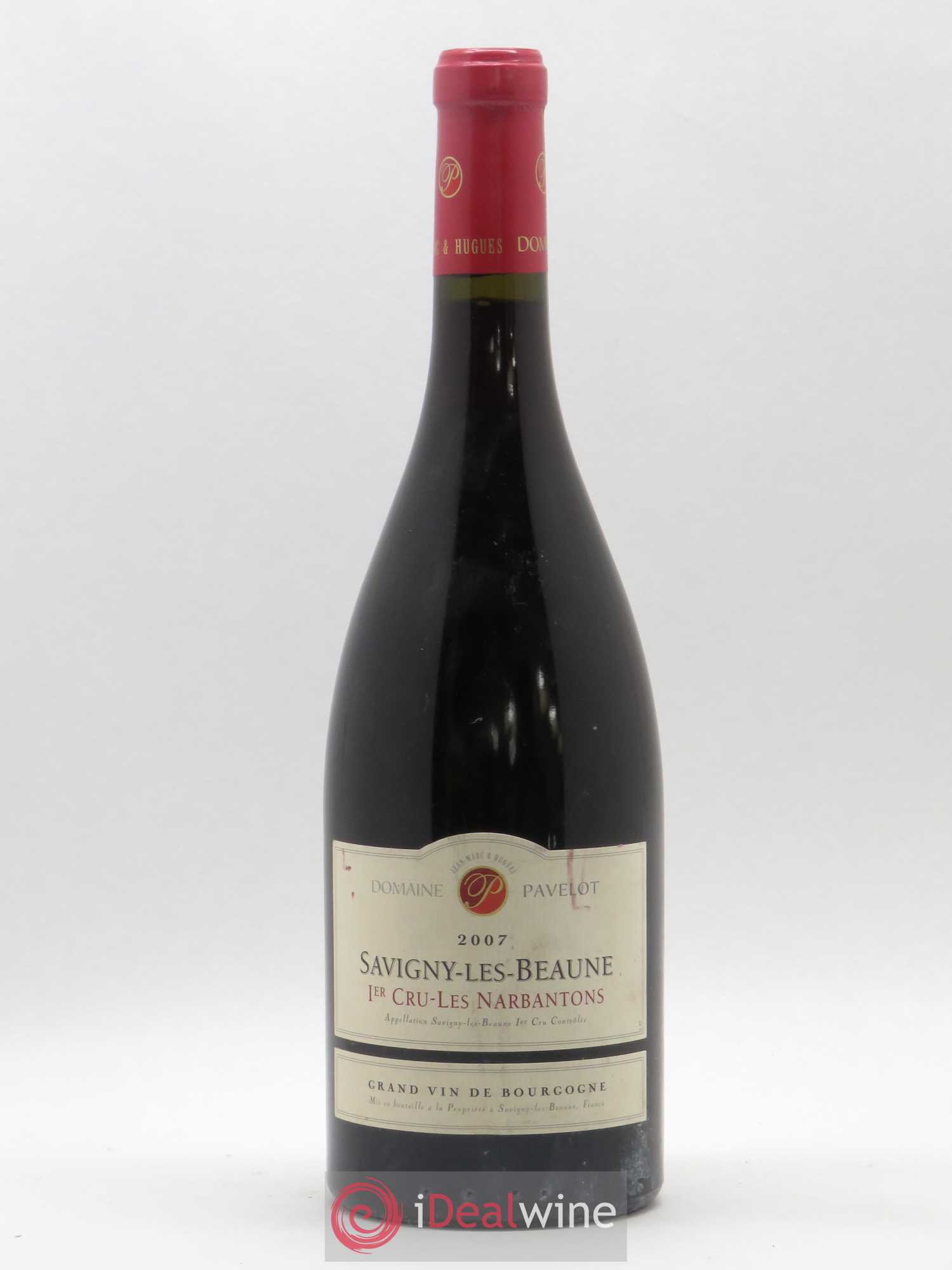 Savigny-lès-Beaune 1er Cru Les Narbantons Domaine Pavelot (sans prix de réserve) 2007 - Posten von 1 Flasche - 0