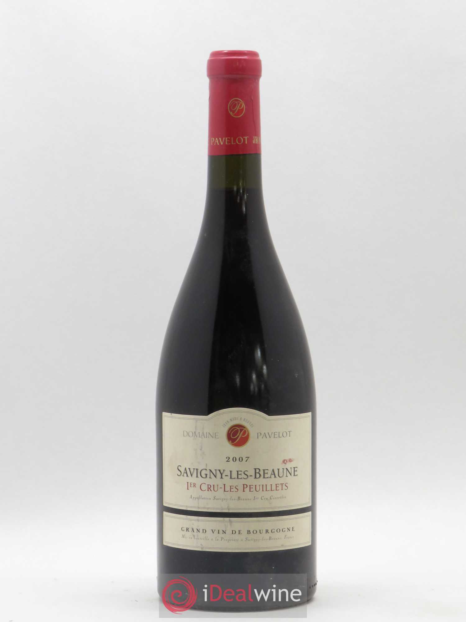 Savigny-lès-Beaune 1er Cru Les Peuillets Domaine Pavelot (sans prix de réserve) 2007 - Posten von 1 Flasche - 0