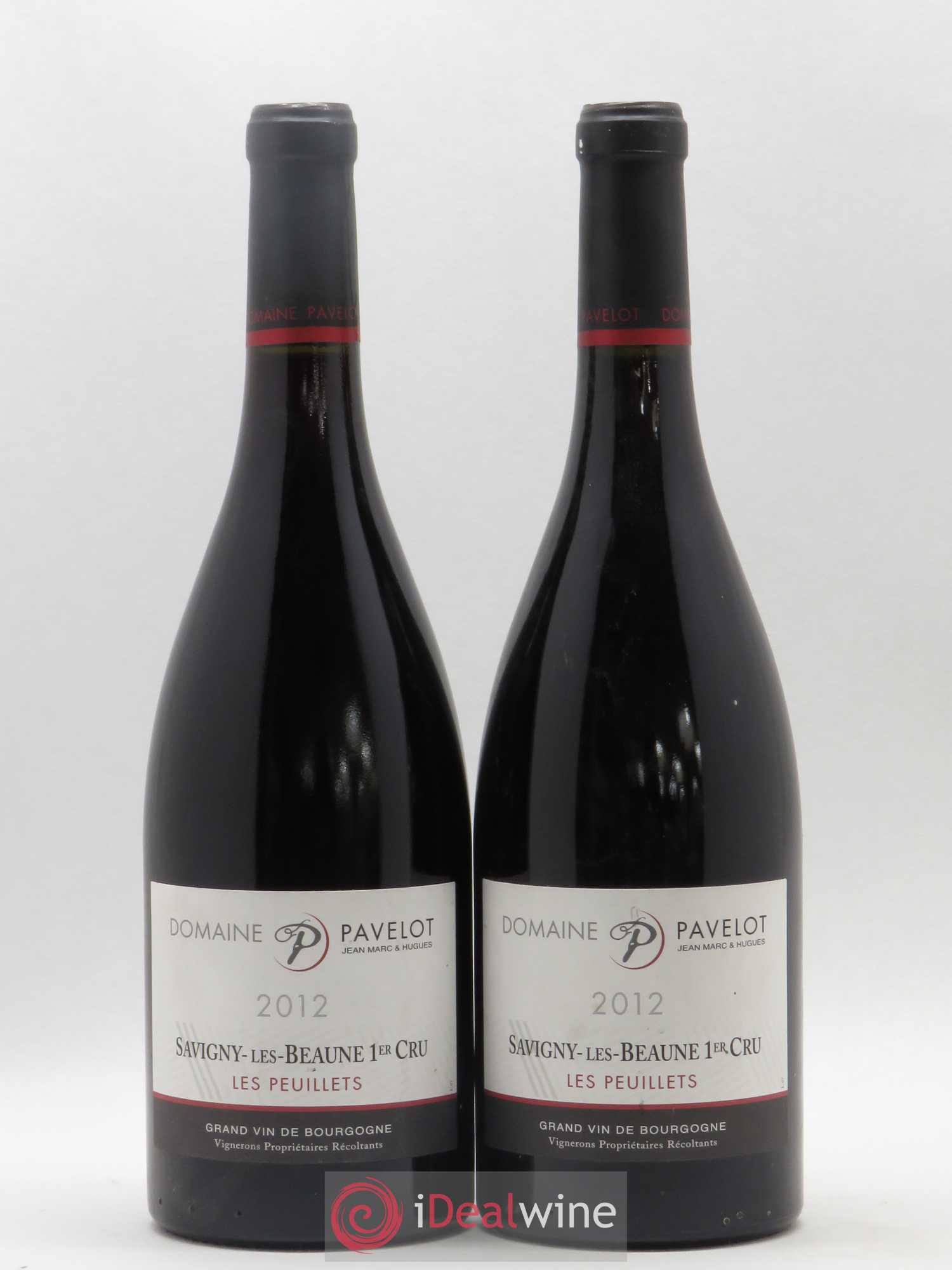 Savigny-lès-Beaune 1er Cru Les Peuillets Domaine Pavelot (sans prix de réserve) 2012 - Posten von 2 Flaschen - 0