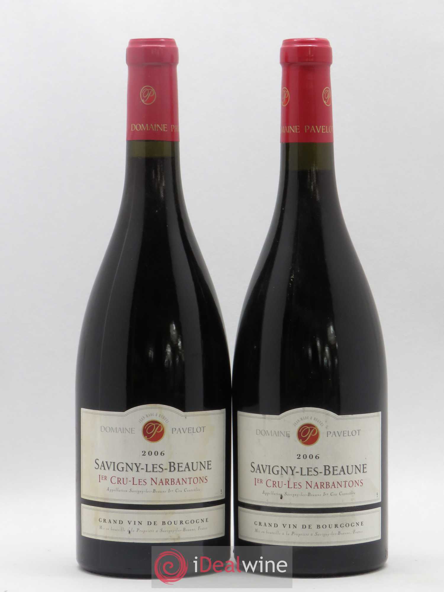 Savigny-lès-Beaune 1er Cru Les Narbantons Domaine Pavelot (sans prix de réserve) 2006 - Posten von 2 Flaschen - 0