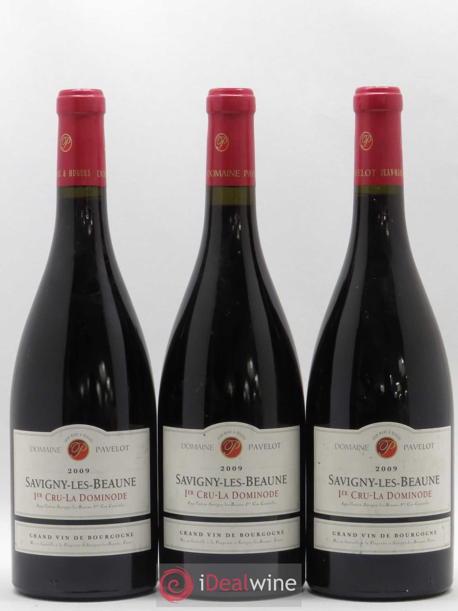 Savigny-lès-Beaune 1er Cru La Dominode Domaine Pavelot (sans prix de réserve) 2009 - Posten von 3 Flaschen - 0