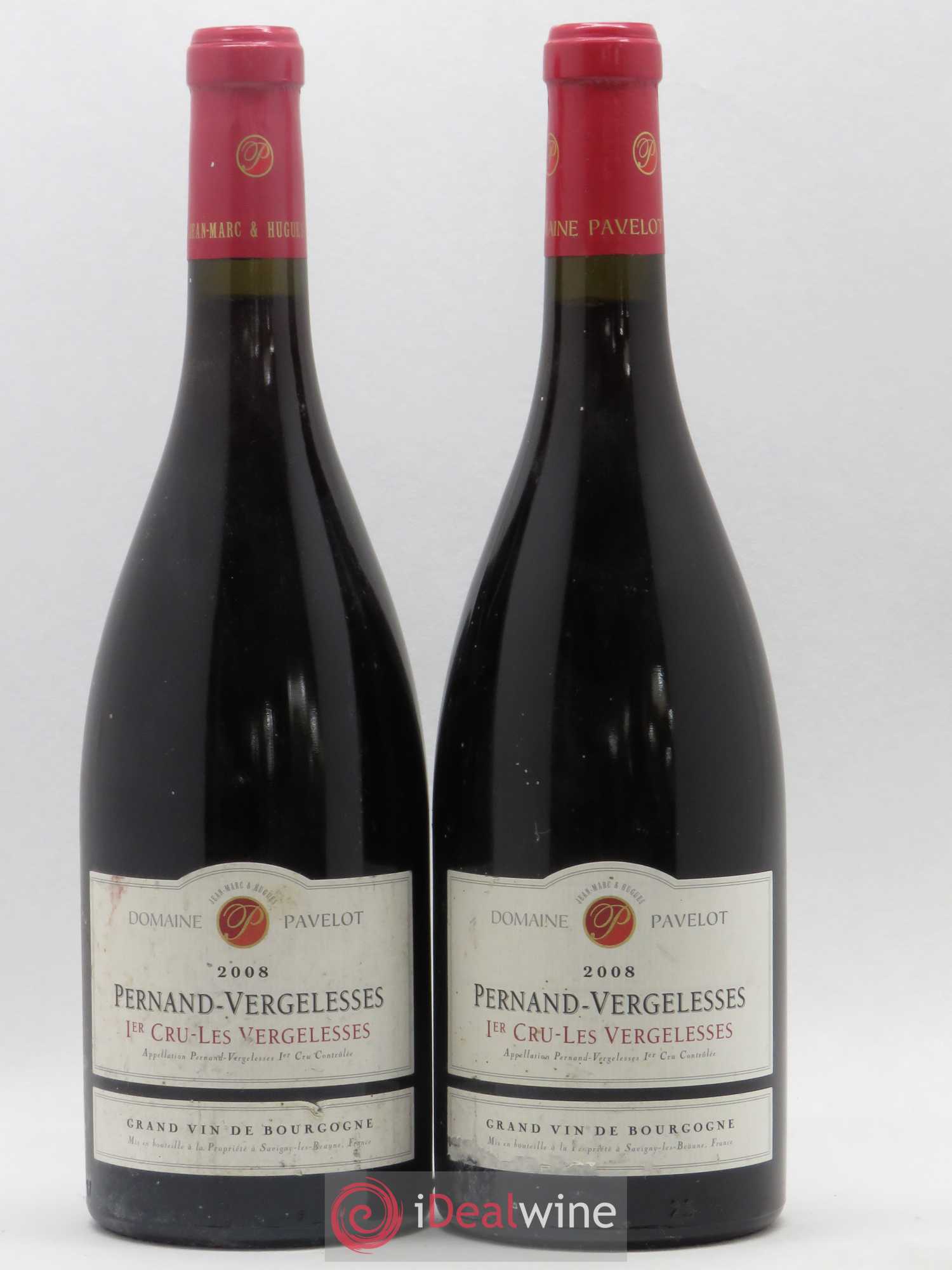 Pernand-Vergelesses 1er Cru Les Vergelesses Pavelot (Domaine) (sans prix de réserve) 2008 - Lot de 2 bouteilles - 0