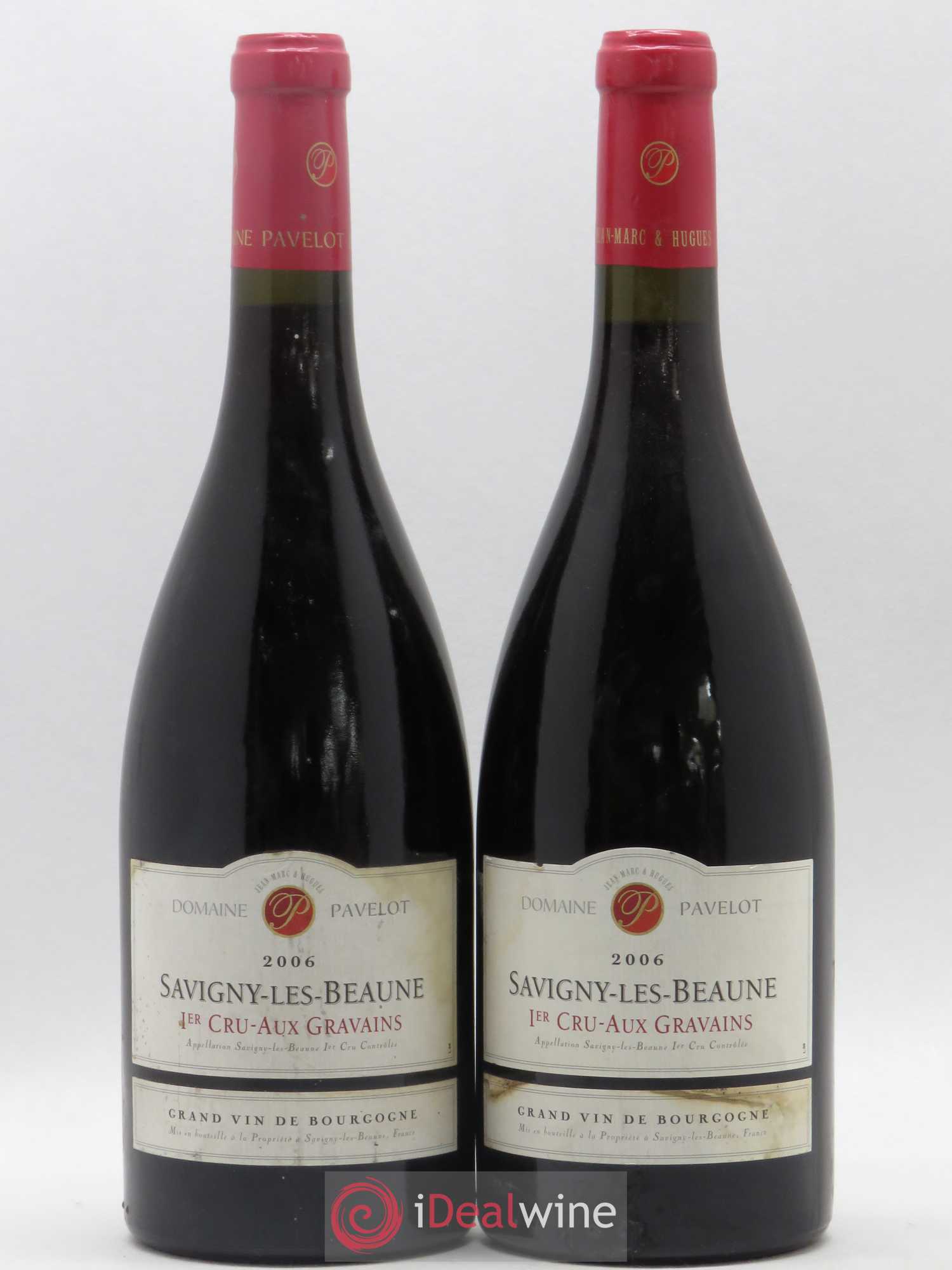 Savigny-lès-Beaune 1er Cru Aux Gravains Domaine Pavelot (sans prix de réserve) 2006 - Posten von 2 Flaschen - 0