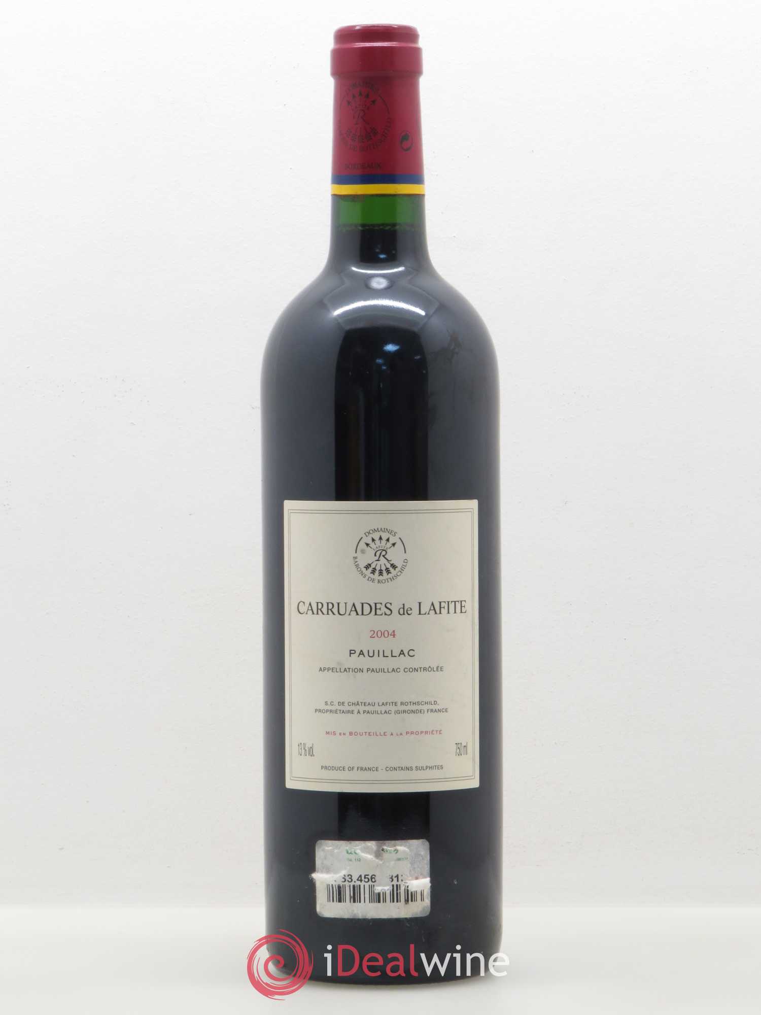 Carruades de Lafite Rothschild Second Vin 2004 - Lot de 1 bouteille - 1