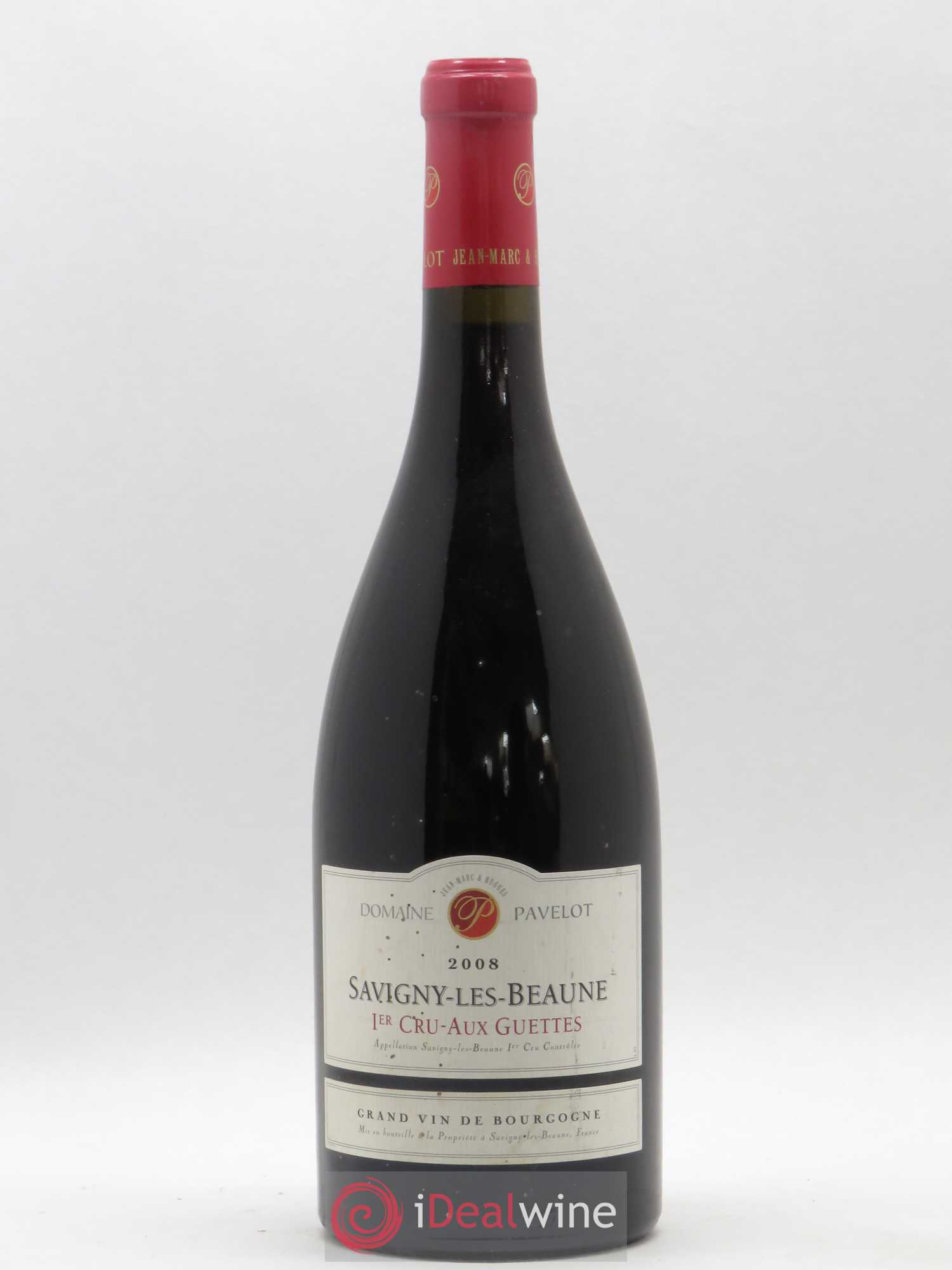 Savigny-lès-Beaune 1er Cru Aux Guettes Domaine Pavelot (sans prix de réserve) 2008 - Posten von 1 Flasche - 0