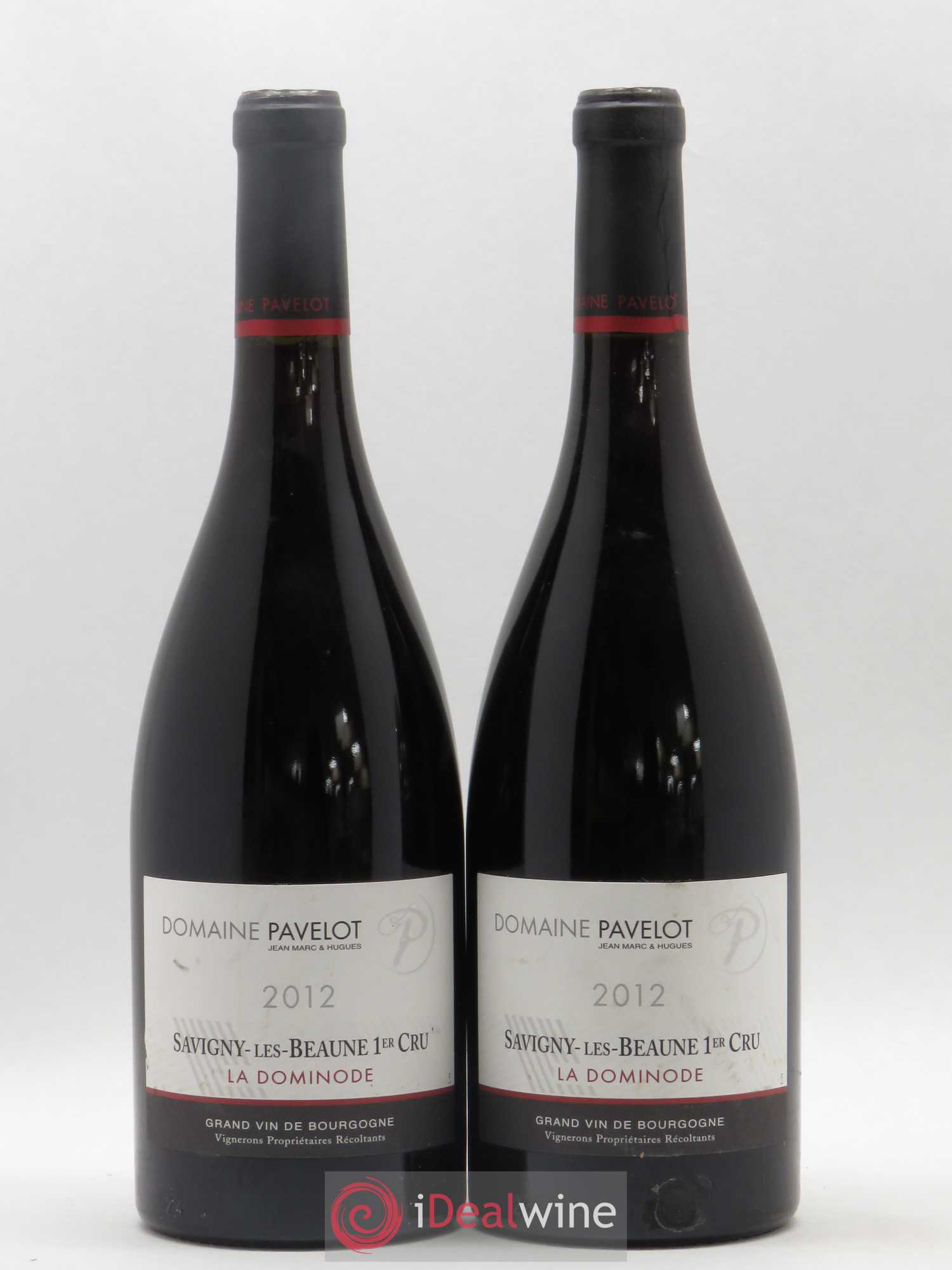 Savigny-lès-Beaune 1er Cru La Dominode Domaine Pavelot (sans prix de réserve) 2012 - Posten von 2 Flaschen - 0