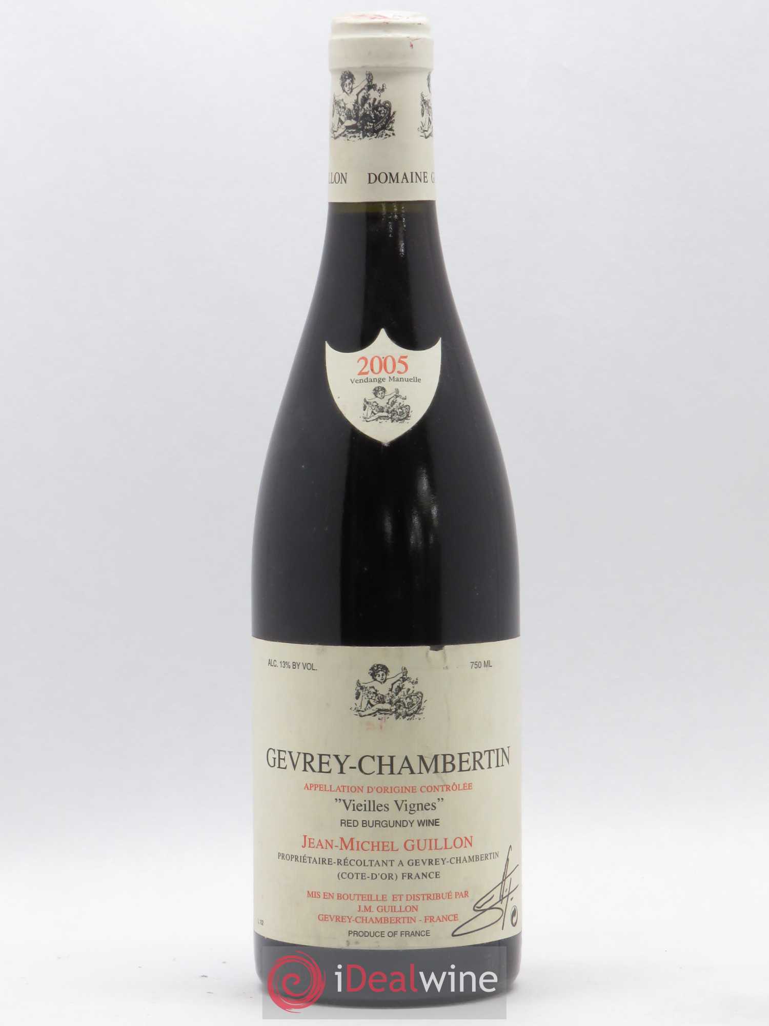 Gevrey-Chambertin Vieilles Vignes Domaine Guillon 2005 - Posten von 1 Flasche - 0