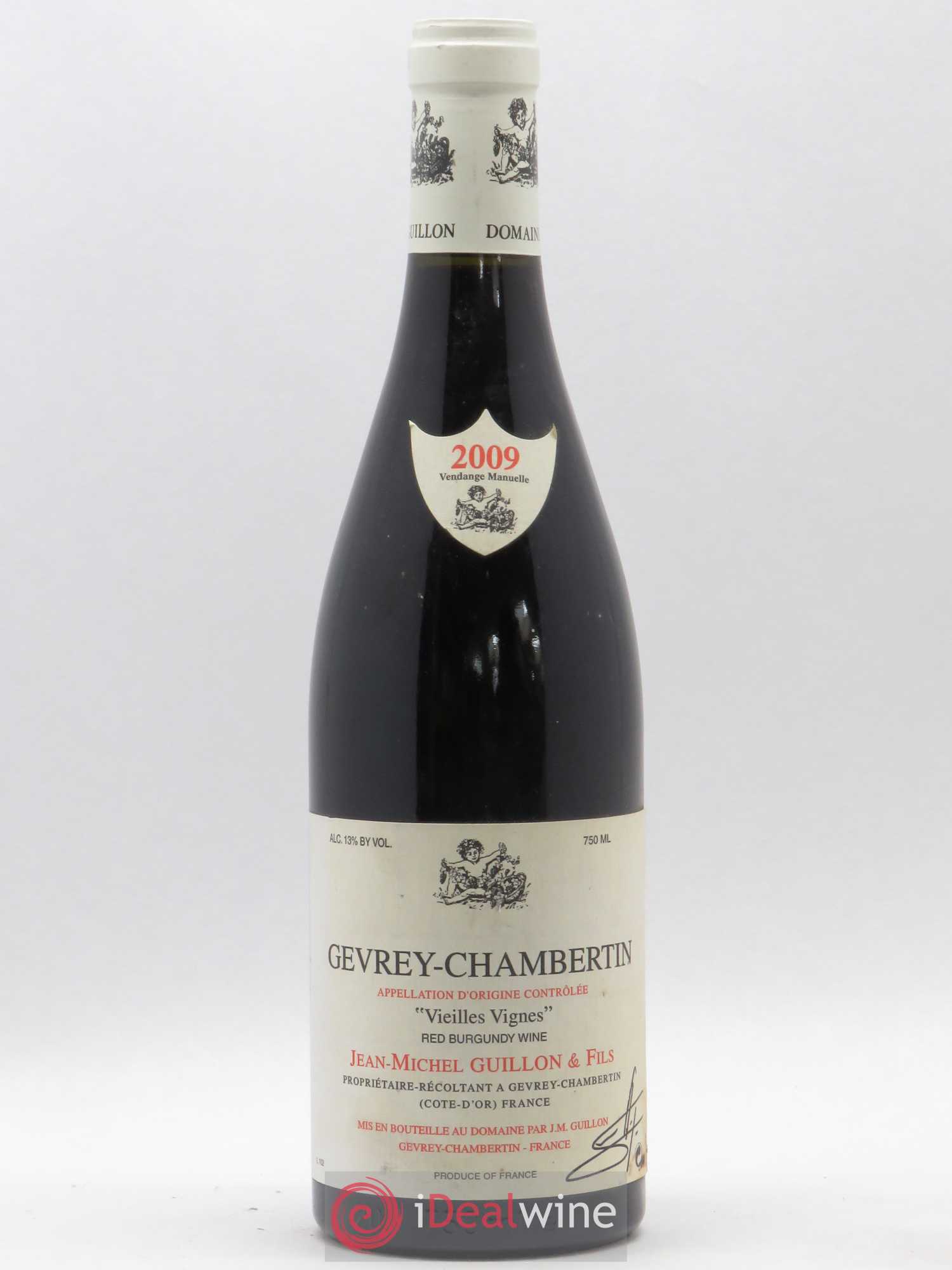 Gevrey-Chambertin Vieilles Vignes Domaine Guillon (sans prix de réserve) 2009 - Posten von 1 Flasche - 0