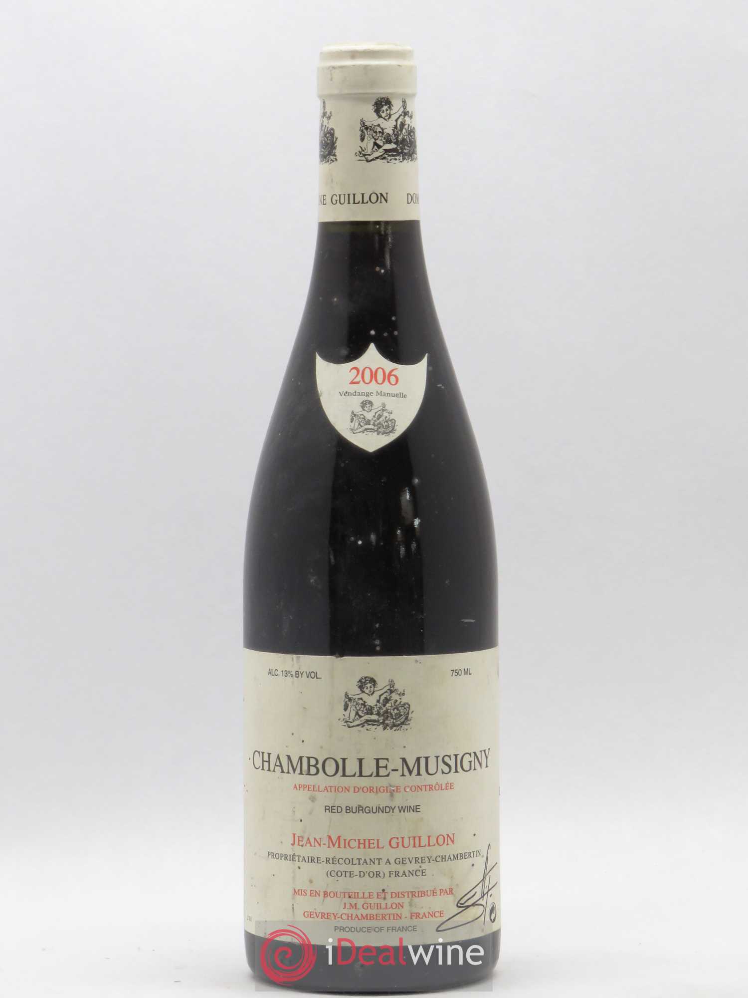 Chambolle-Musigny Domaine Guillon 2006 - Lot de 1 bouteille - 0