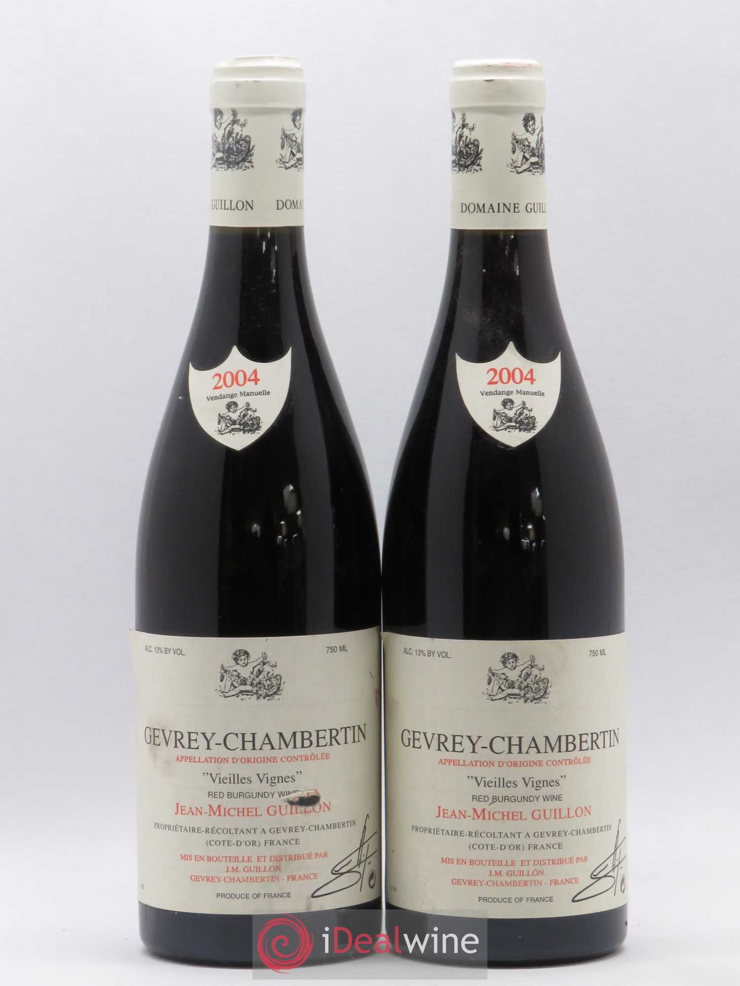 Gevrey-Chambertin Vieilles Vignes Domaine Guillon 2004 - Posten von 2 Flaschen - 0