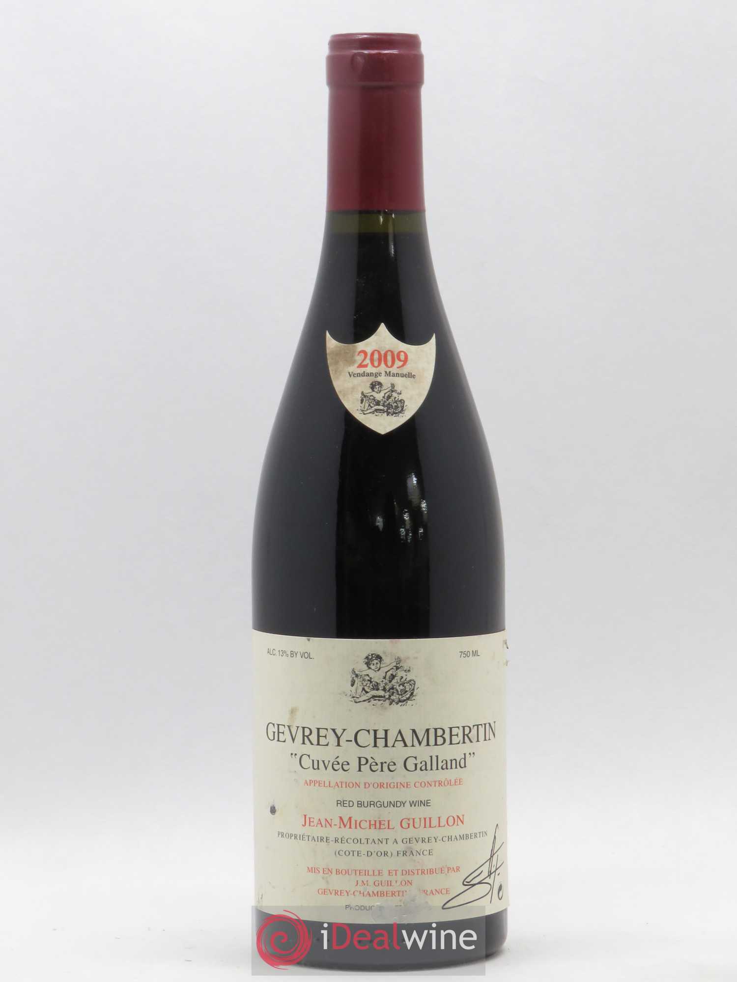 Gevrey-Chambertin 1er Cru Père Galland Domaine Guillon (sans prix de réserve) 2009 - Posten von 1 Flasche - 0