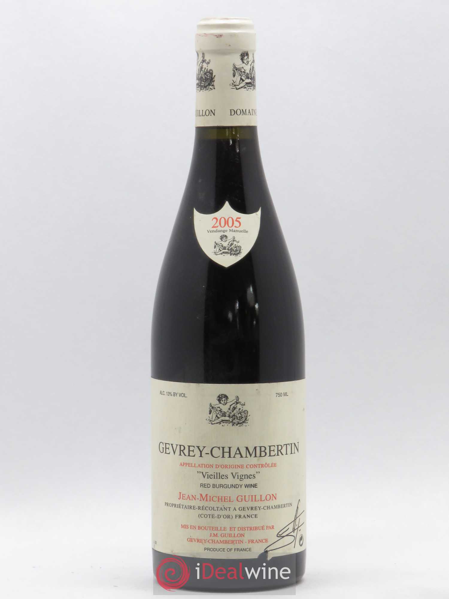 Gevrey-Chambertin Vieilles Vignes Domaine Guillon 2005 - Posten von 1 Flasche - 0