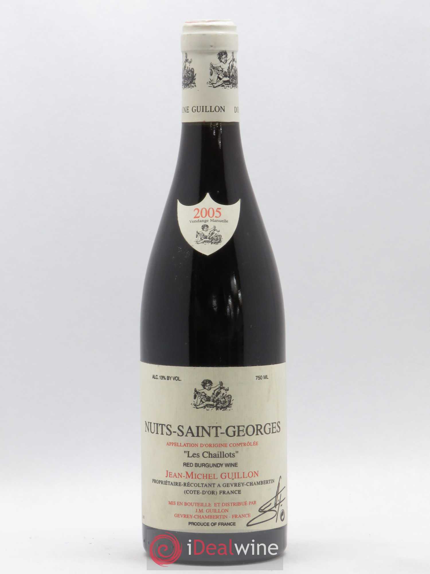 Nuits-Saint-Georges Les Chaillots Domaine Guillon 2005 - Posten von 1 Flasche - 0