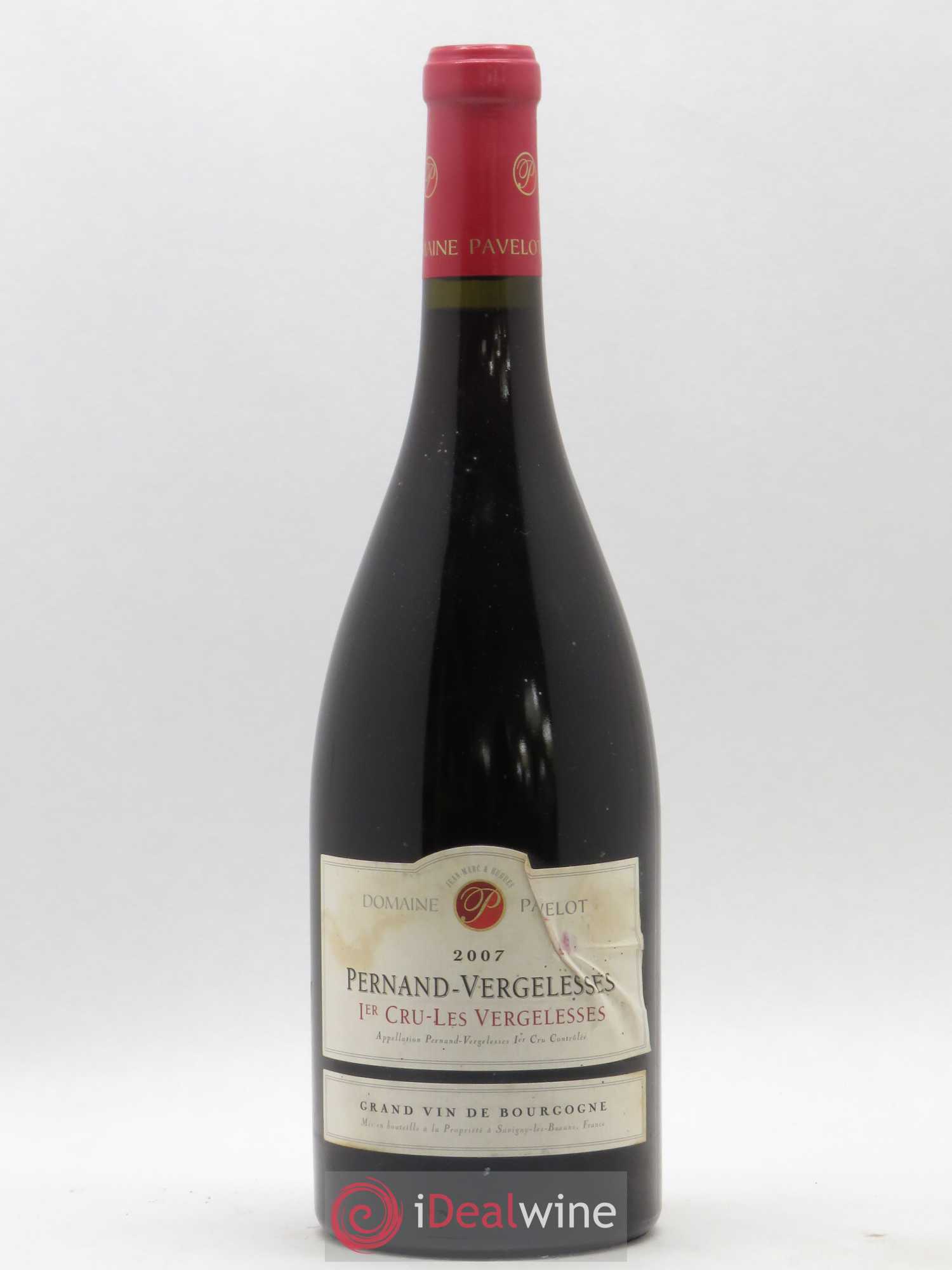 Pernand-Vergelesses 1er Cru Les Vergelesses Pavelot (Domaine) 2007 - Lot de 1 bouteille - 0