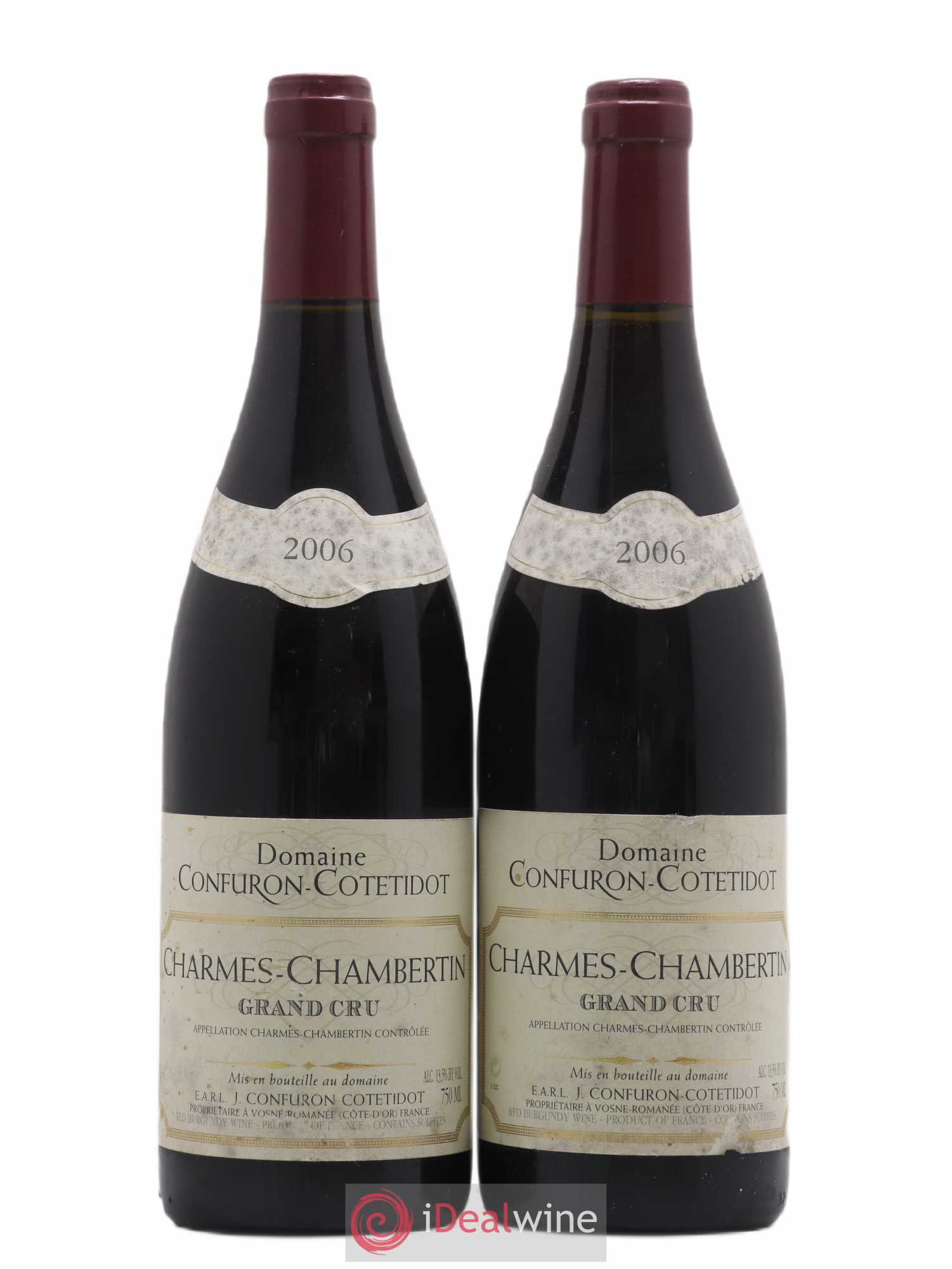 Charmes-Chambertin Grand Cru Confuron-Cotetidot 2006 - Lot de 2 bouteilles - 0