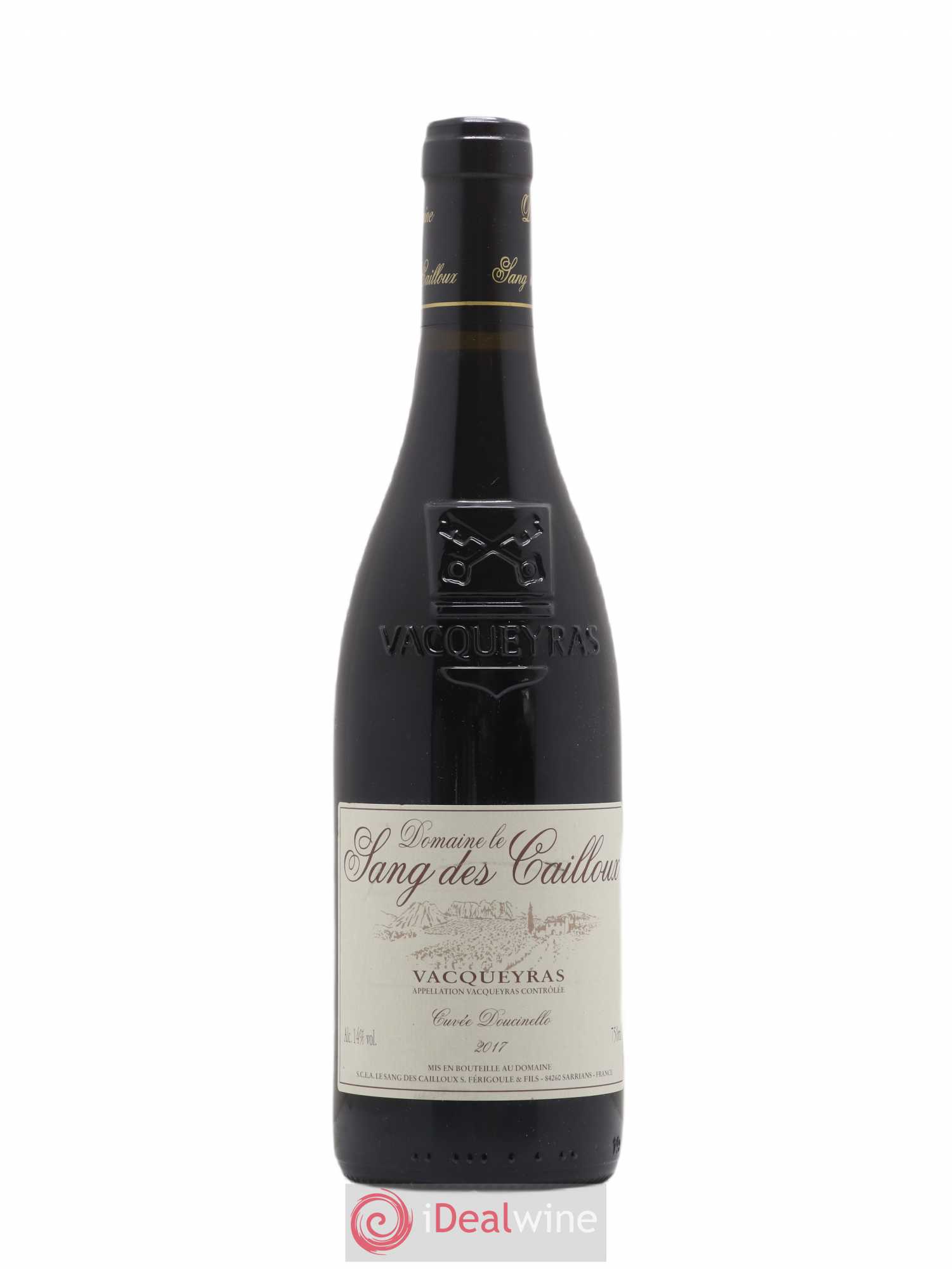 Vacqueyras Doucinello Le Sang des Cailloux 2017 - Lot de 1 bouteille - 0