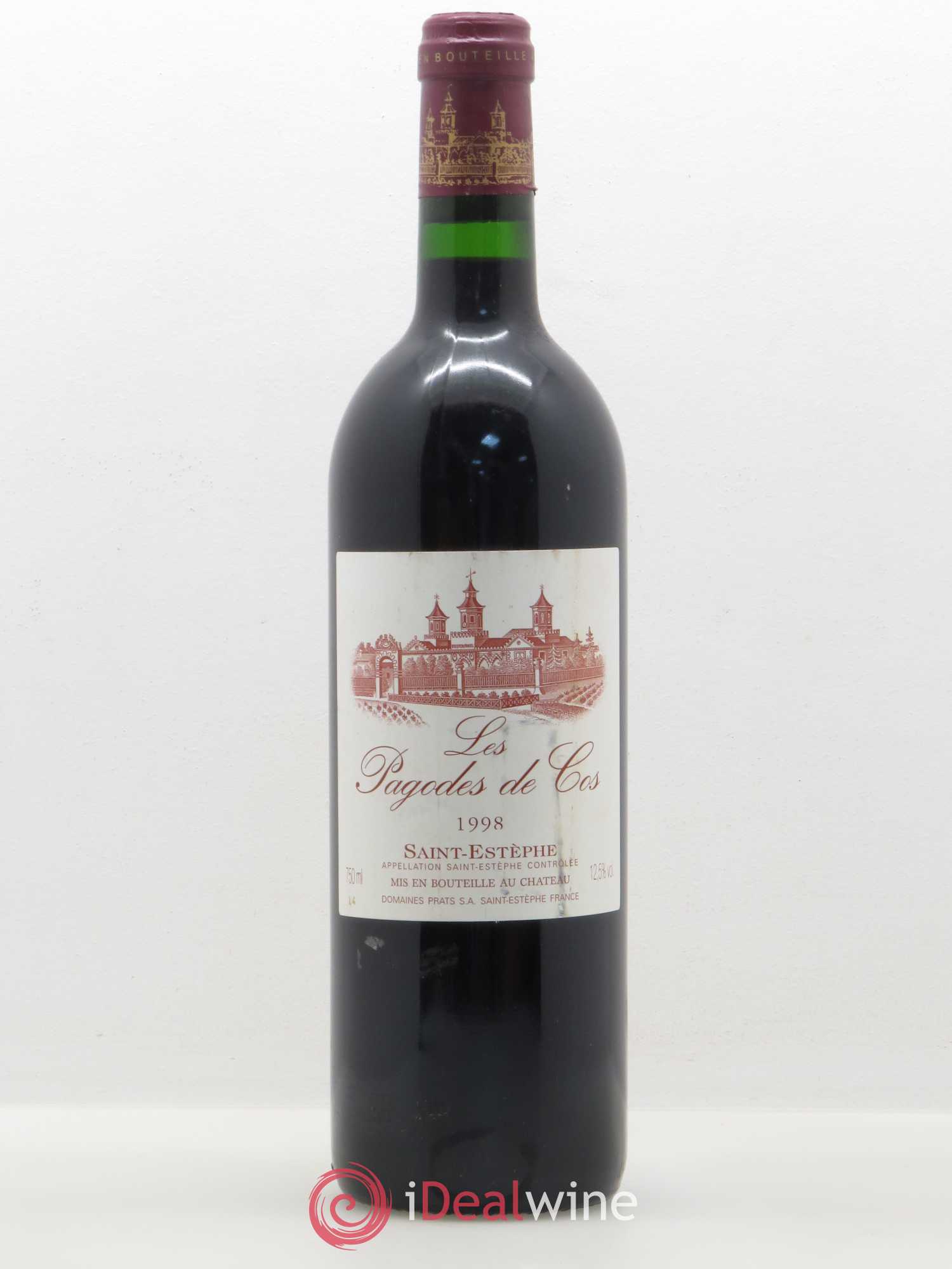 Les Pagodes de Cos Second Vin (sans prix de réserve) 1998 - Lot de 1 bouteille - 0
