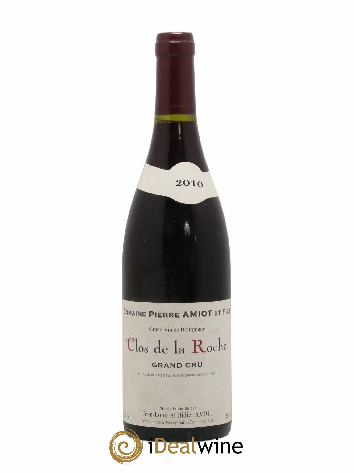 Clos de la Roche Grand Cru Pierre Amiot et Fils (Domaine) 2010 - Lot de 1 bouteille - 0