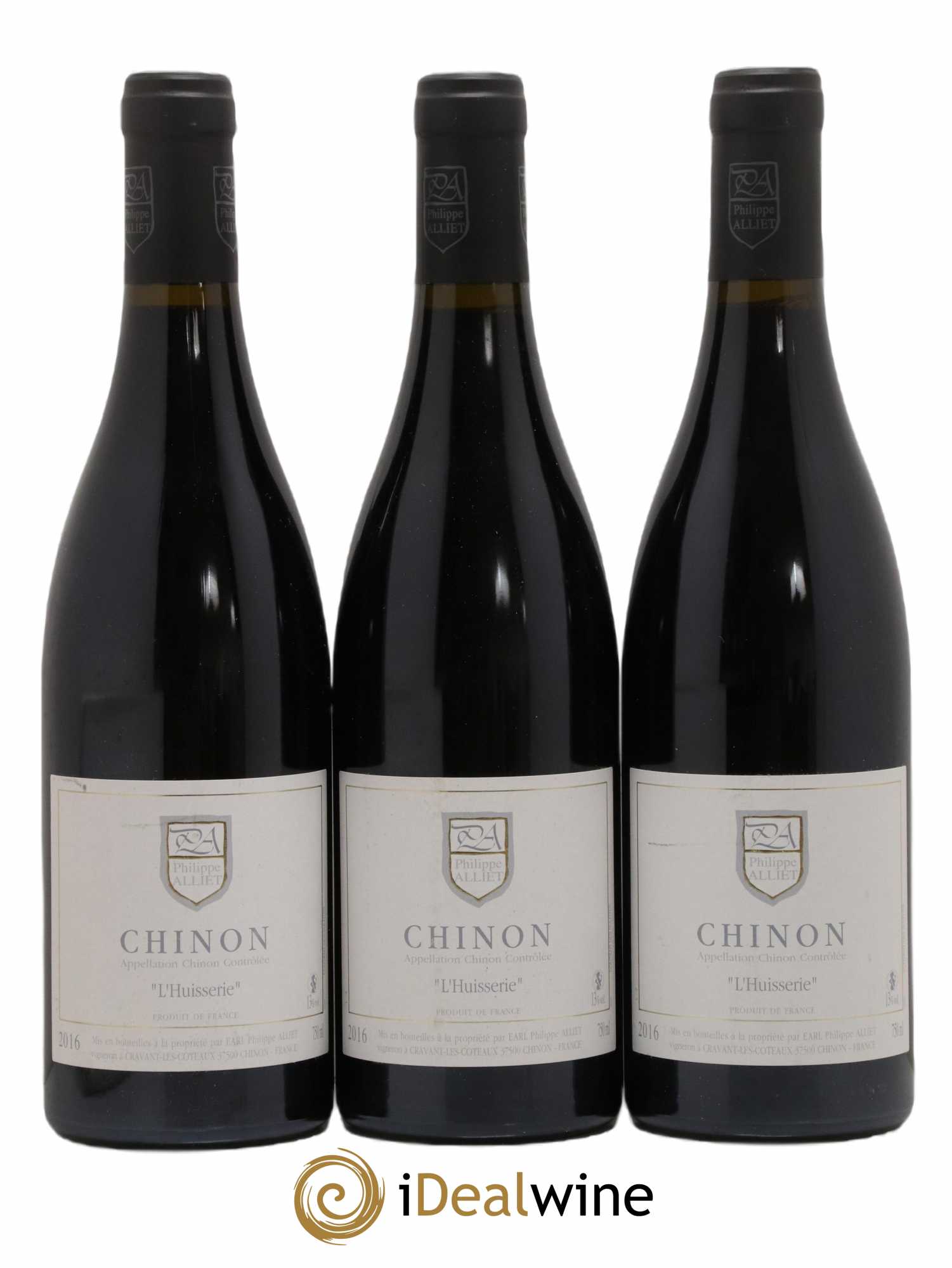 Chinon L'Huisserie Philippe Alliet 2016 - Lot de 3 bouteilles - 0