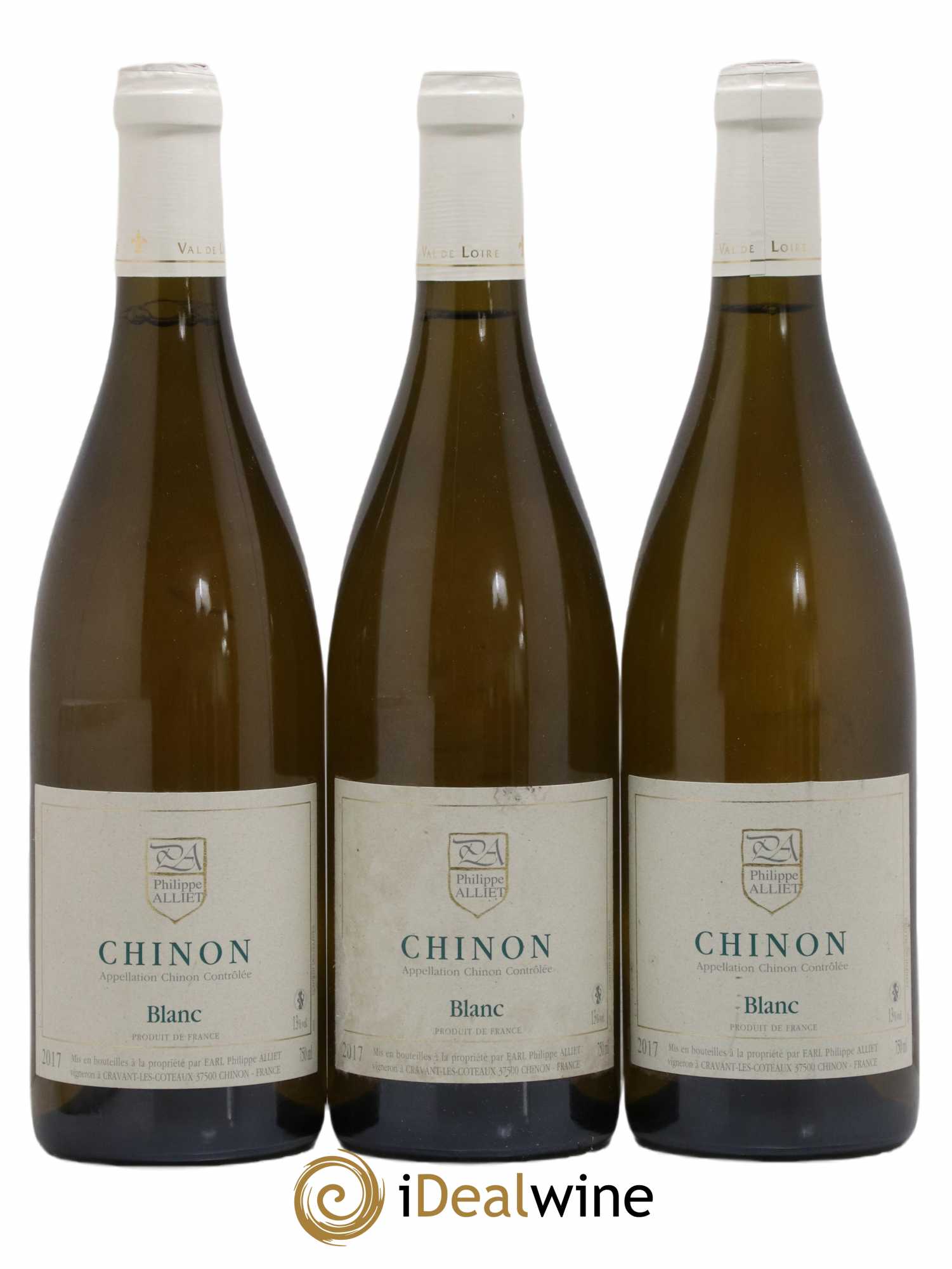 Chinon Philippe Alliet 2017 - Lot de 3 bouteilles - 0