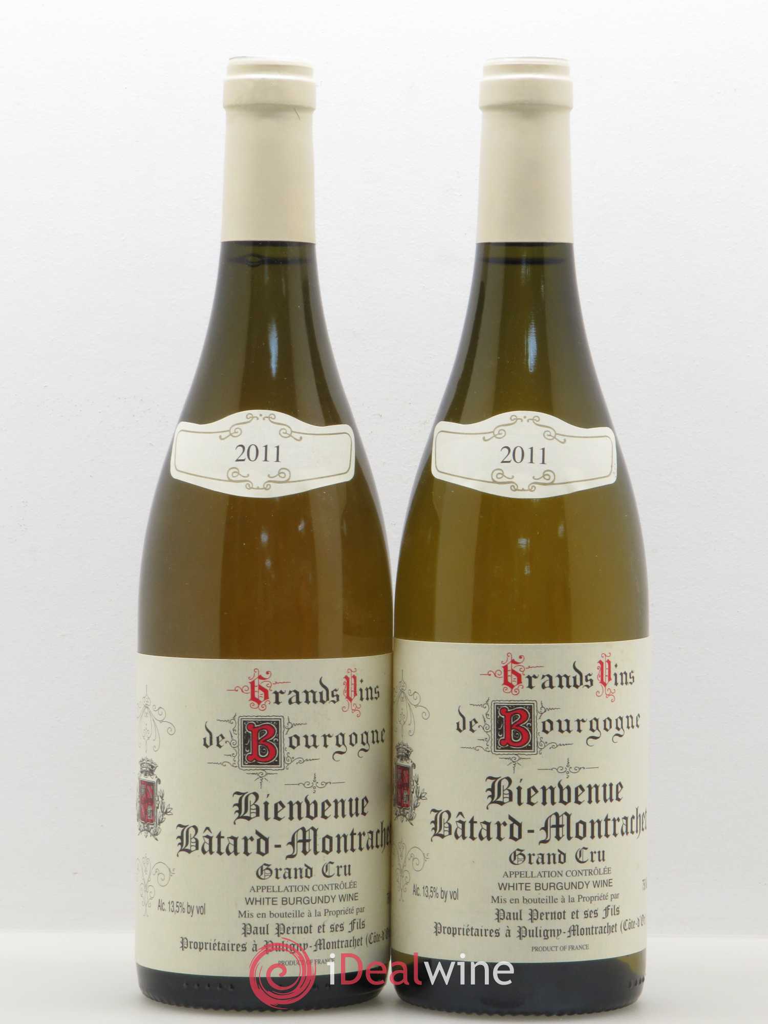 Bienvenues-Bâtard-Montrachet Grand Cru Paul Pernot 2011 - Lot de 2 bouteilles - 0
