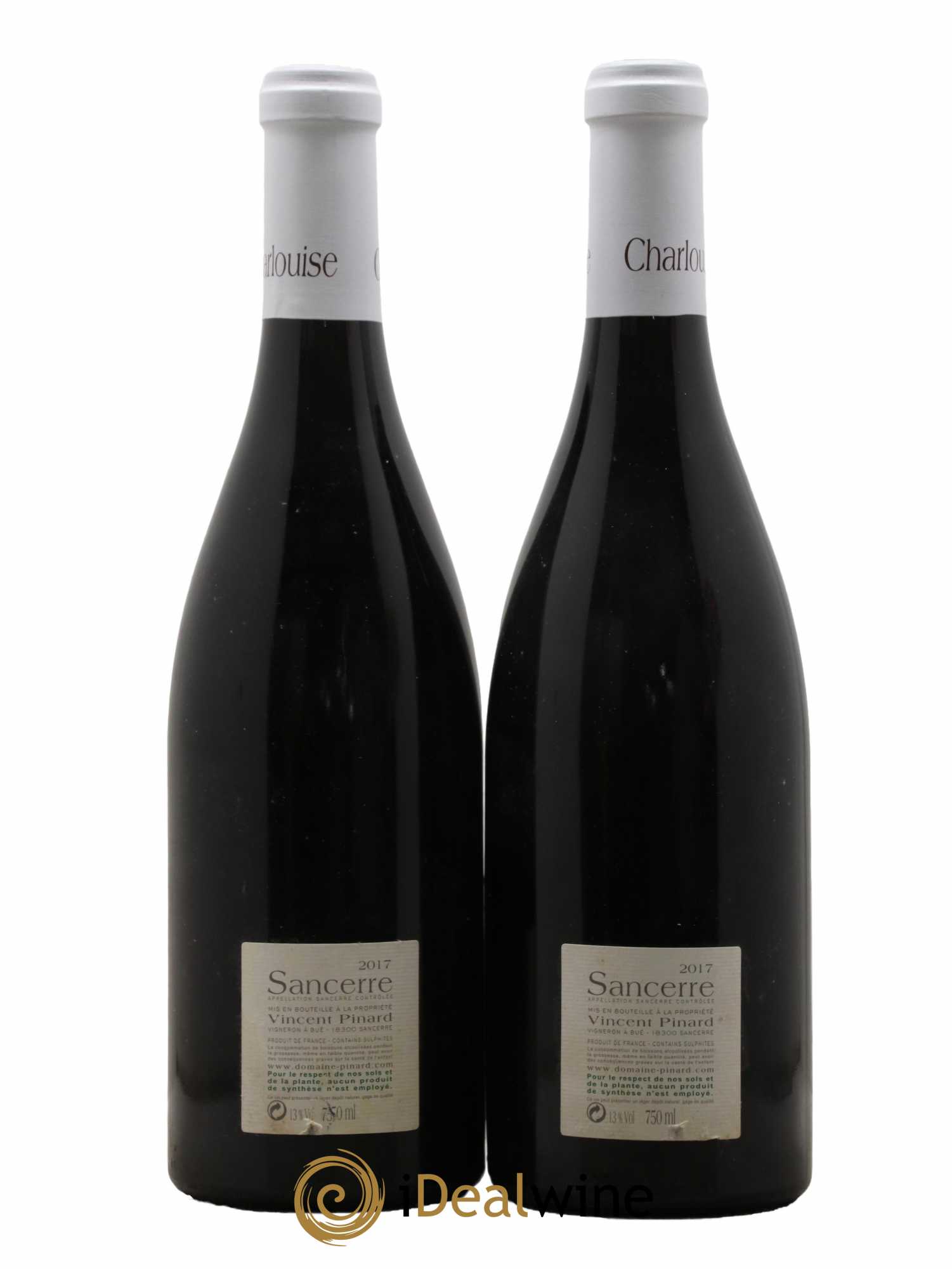 Sancerre Charlouise Vincent Pinard 2017 - Lot de 2 bouteilles - 1