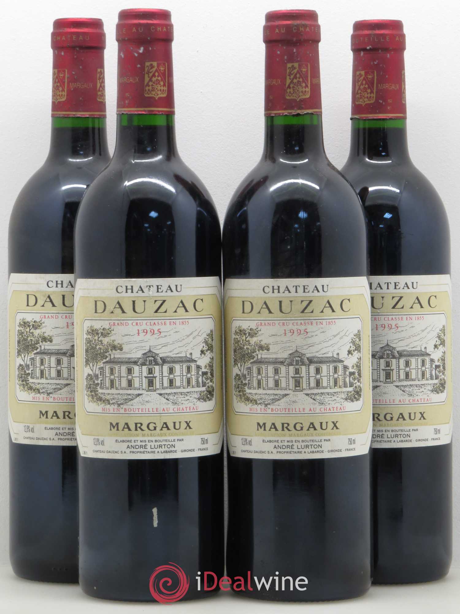 Château Dauzac 5ème Grand Cru Classé (sans prix de réserve) 1995 - Lot de 4 bouteilles - 0