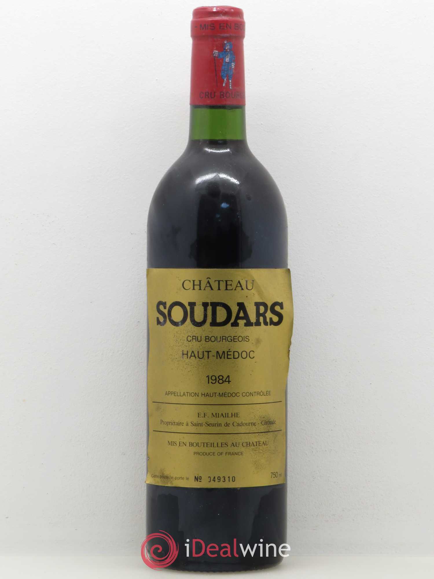 Château Soudars Cru Bourgeois (sans prix de réserve) 1984 - Lot de 1 bouteille - 0