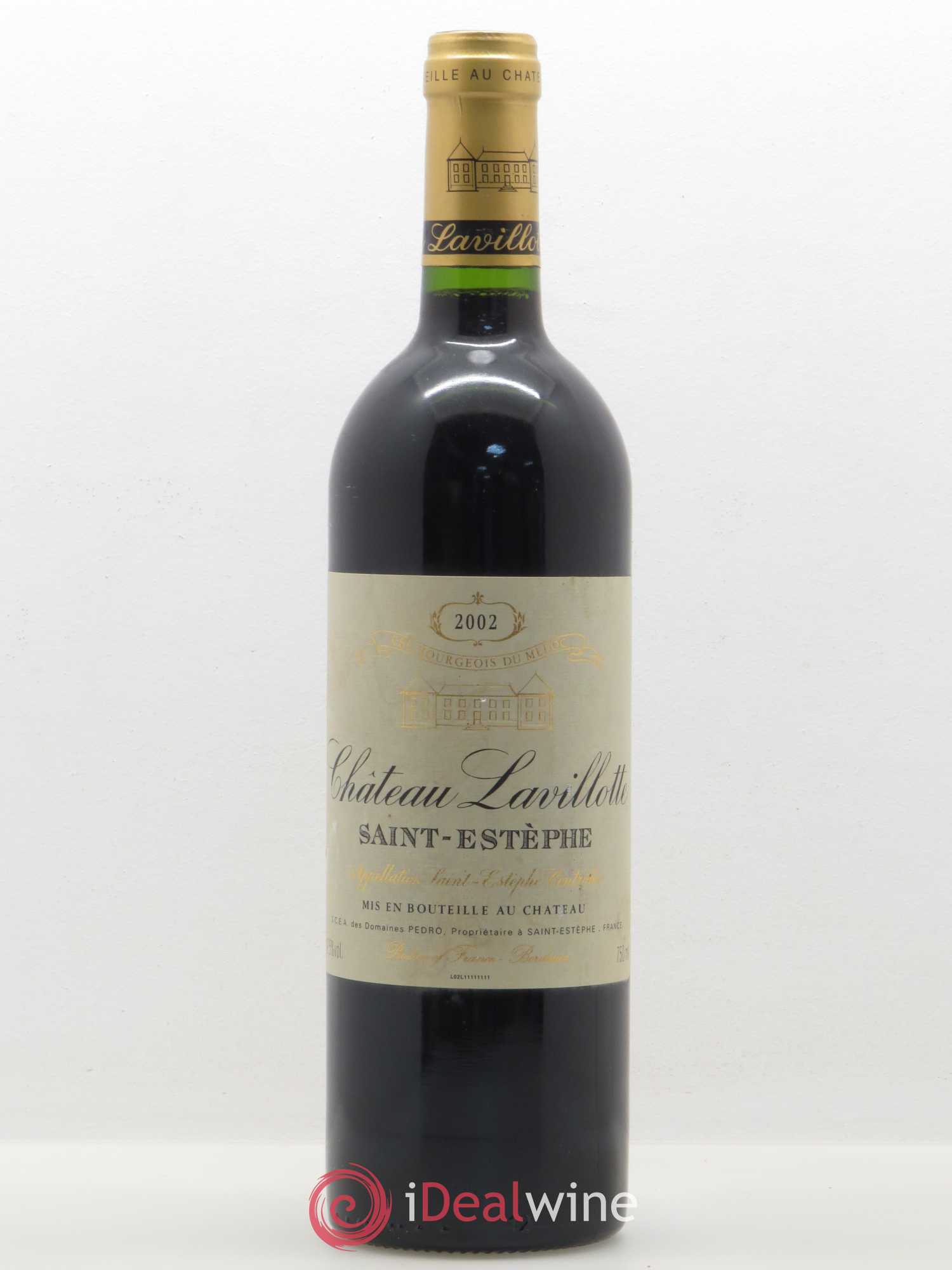 Saint-Estèphe Château Lavillotte (sans prix de réserve) 2002 - Posten von 1 Flasche - 0