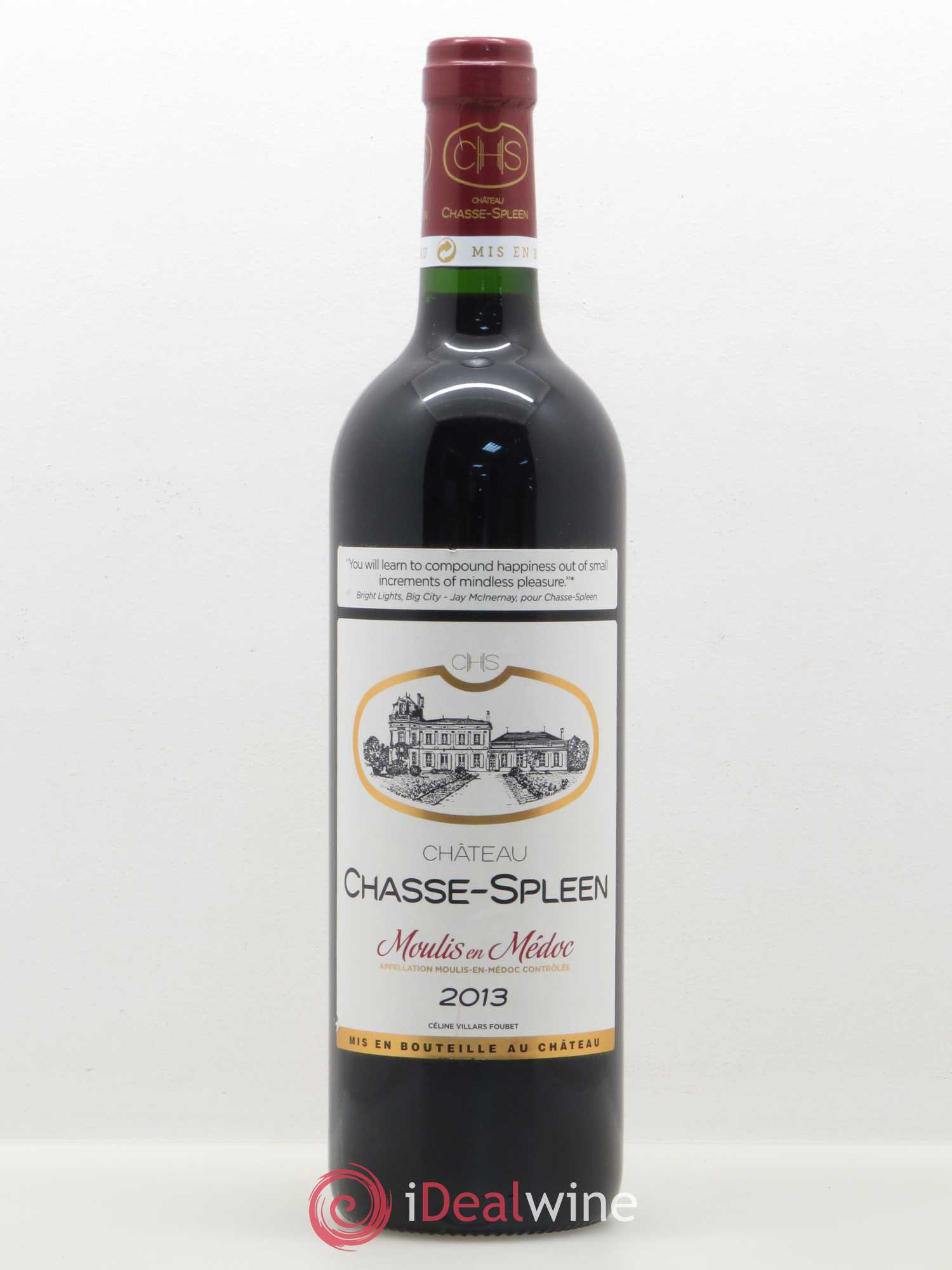 Château Chasse Spleen (sans prix de réserve) 2013 - Lot de 1 bouteille - 0