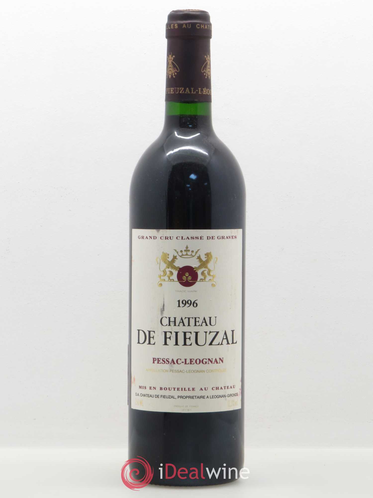 Château de Fieuzal Cru Classé de Graves 1996 - Lot de 1 bouteille - 0