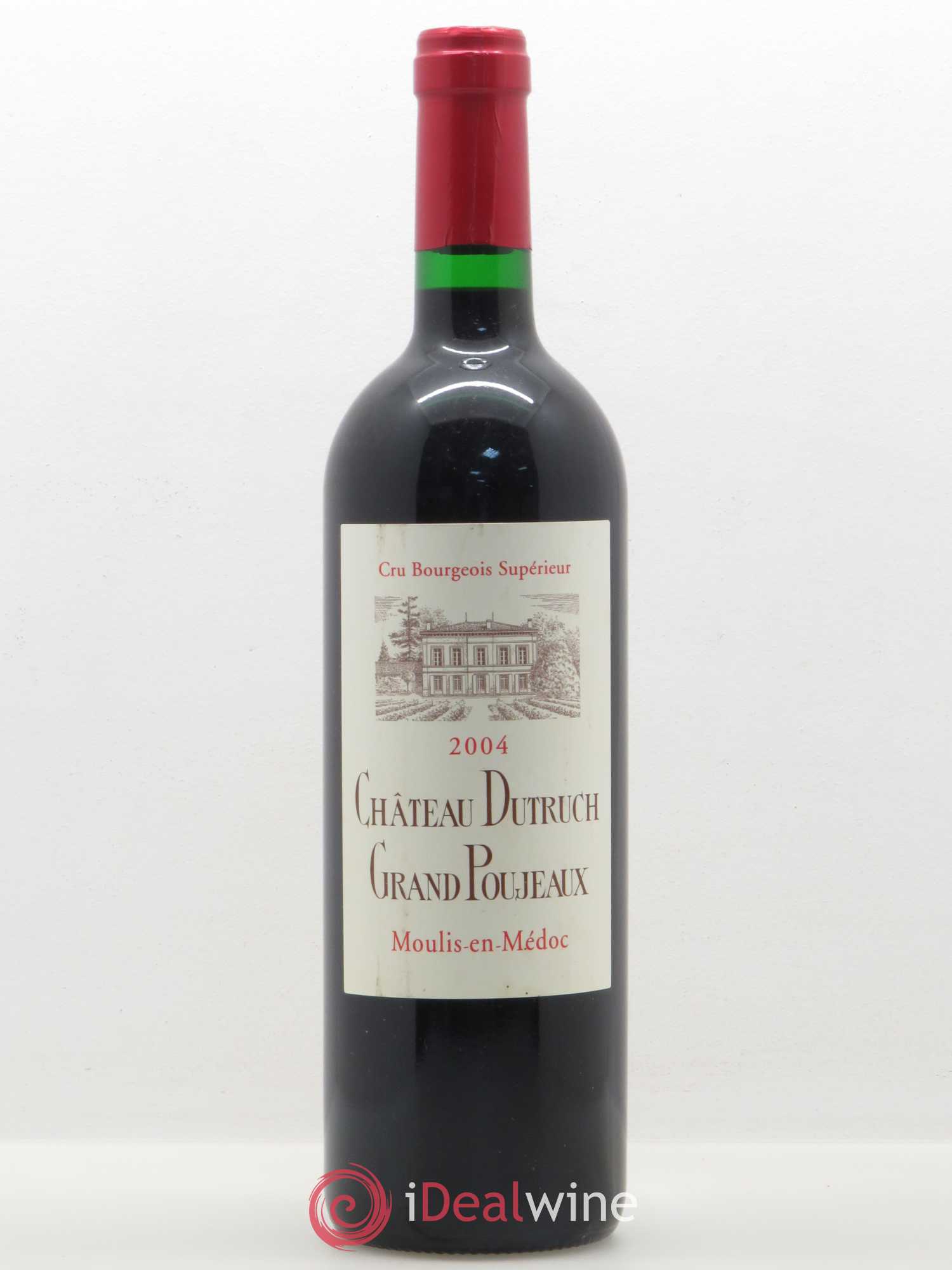 Château Dutruch Grand Poujeaux Cru Bourgeois 2004 - Lot de 1 bouteille - 0