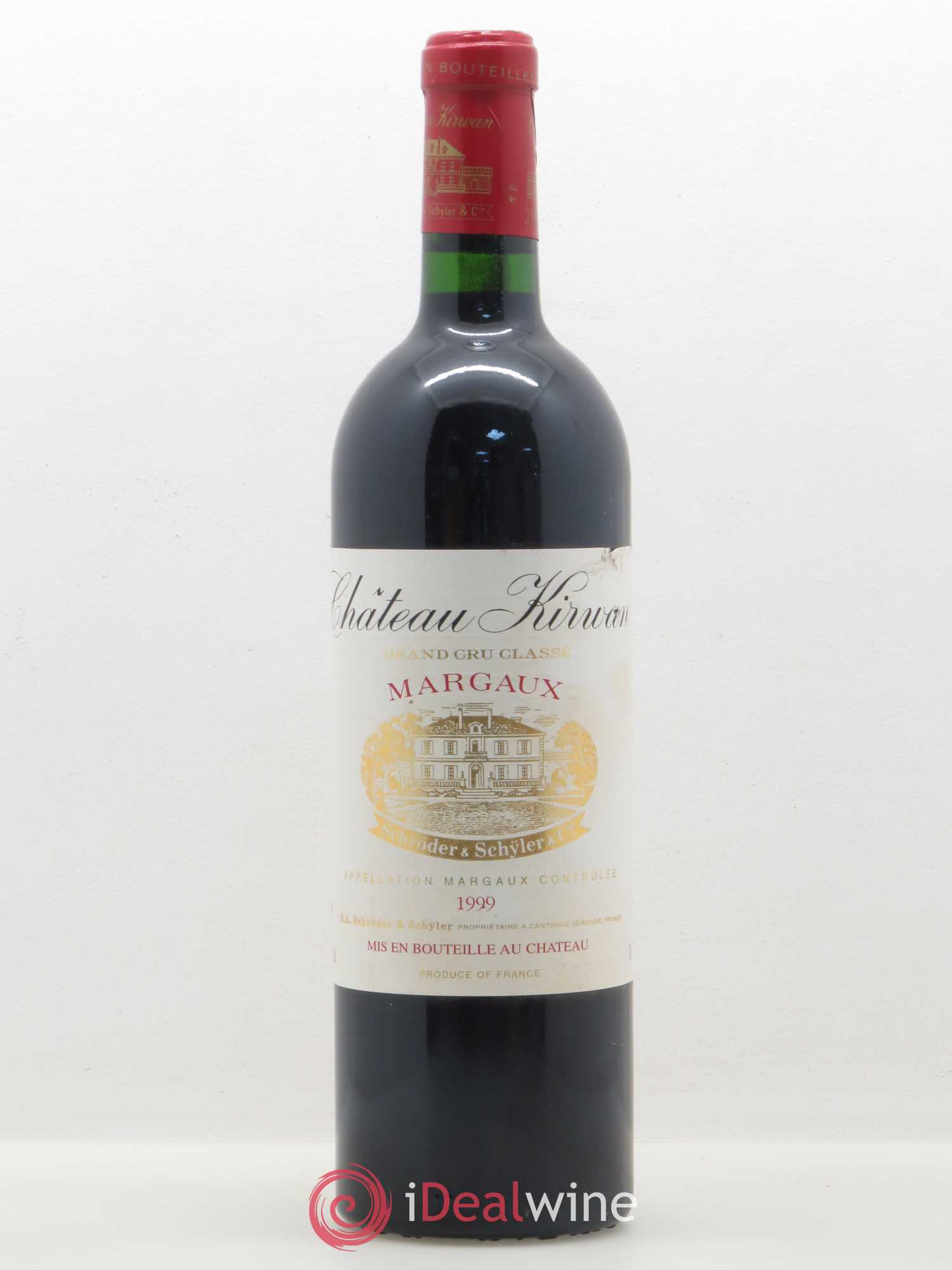 Château Kirwan 3ème Grand Cru Classé 1999 - Lot de 1 bouteille - 0