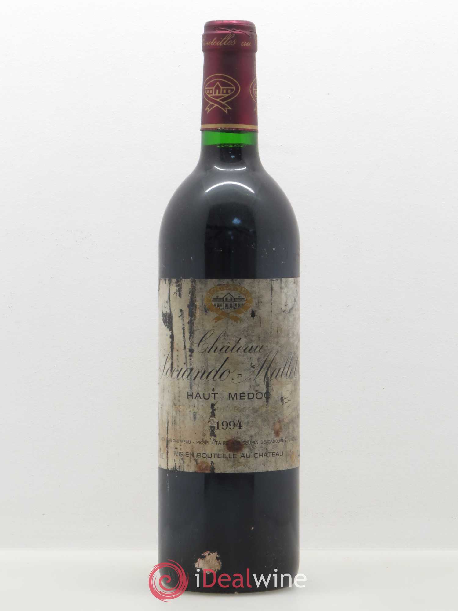 Château Sociando Mallet (sans prix de réserve) 1994 - Lot de 1 bouteille - 0