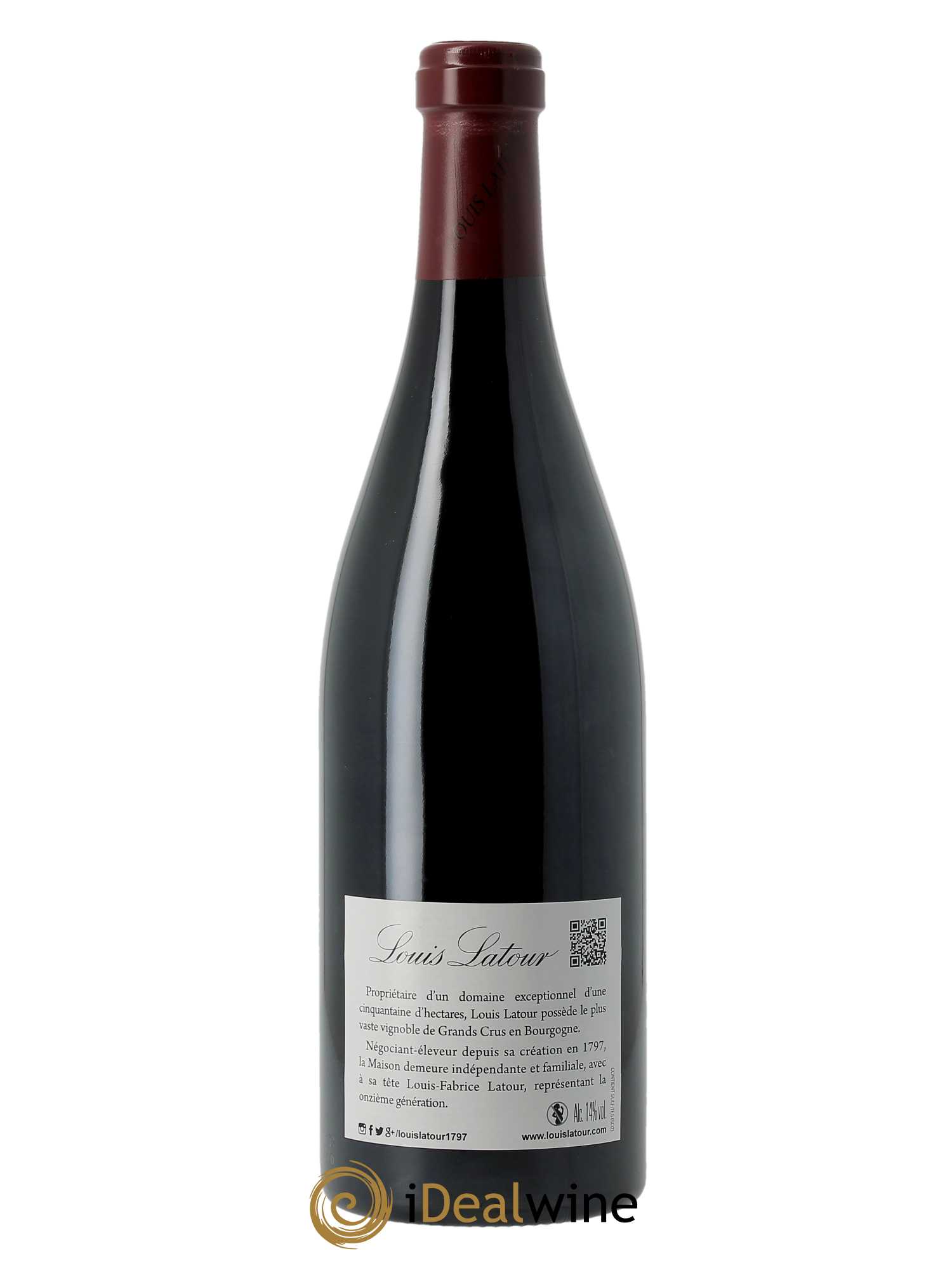 Clos de Vougeot Grand Cru Louis Latour 2020 - Lot of 1 bottle - 1