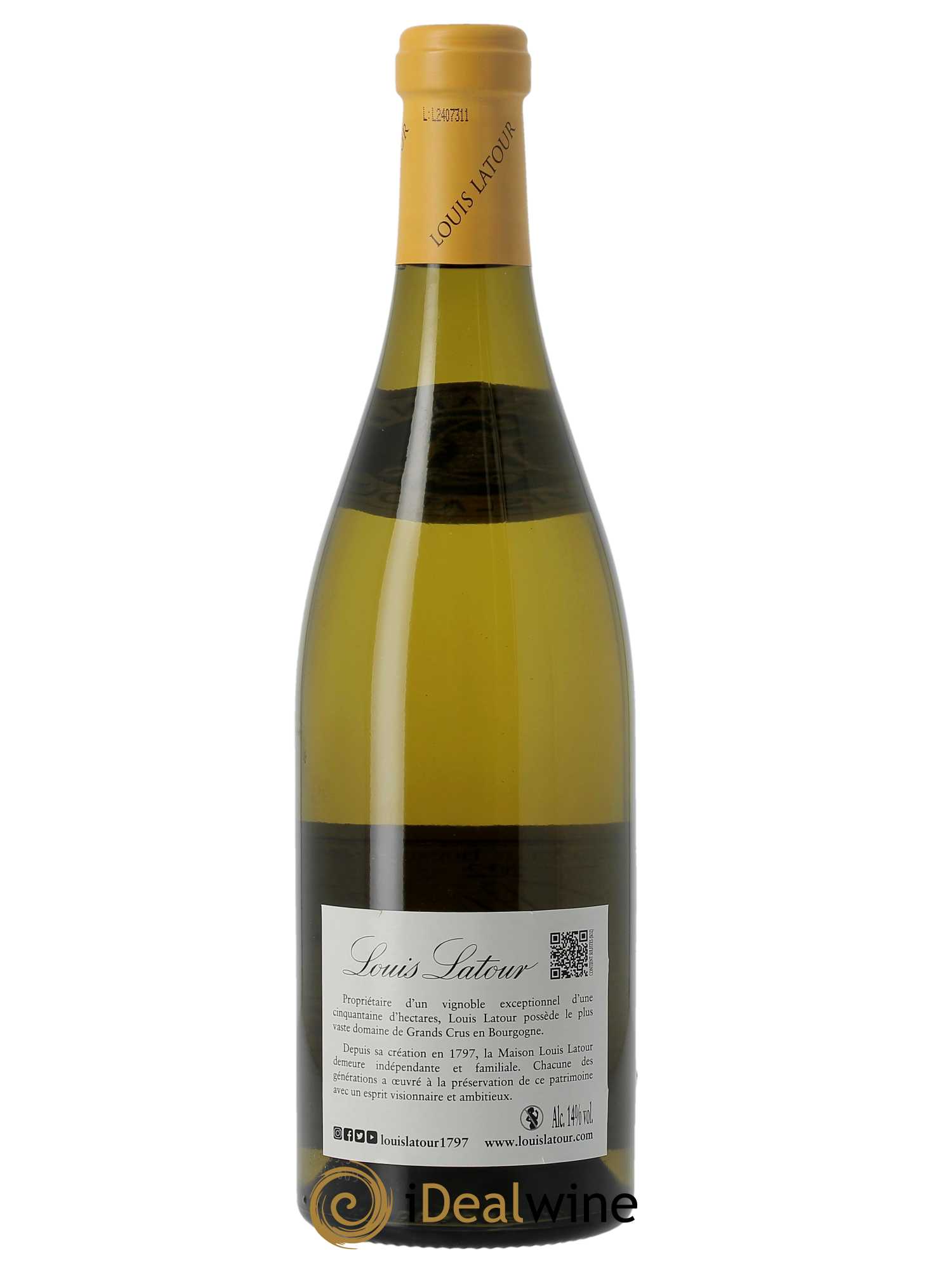 Corton-Charlemagne Grand Cru Louis Latour  2022 - Lot de 1 bouteille - 1