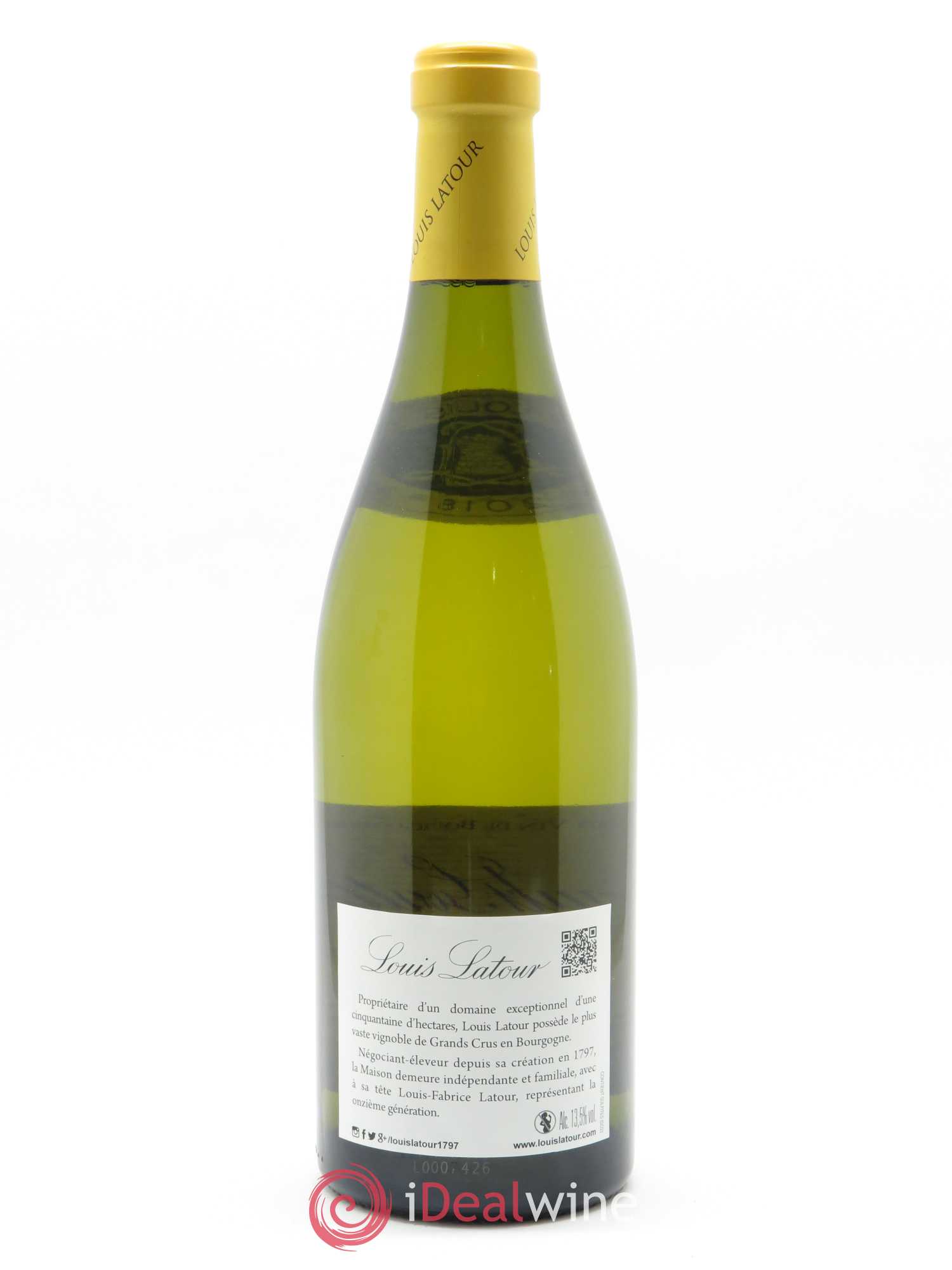 Meursault 1er Cru Goutte d'or Louis Latour 2018 - Lot of 1 bottle - 1