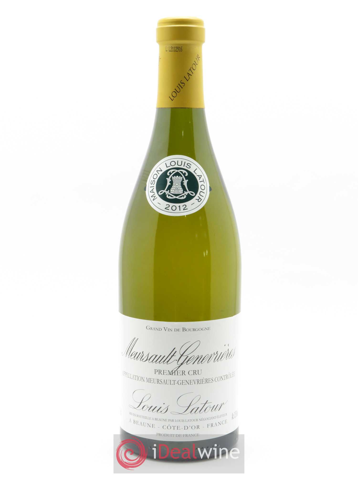 Meursault 1er Cru Genevrières Louis Latour 2012 - Lot de 1 bouteille - 0