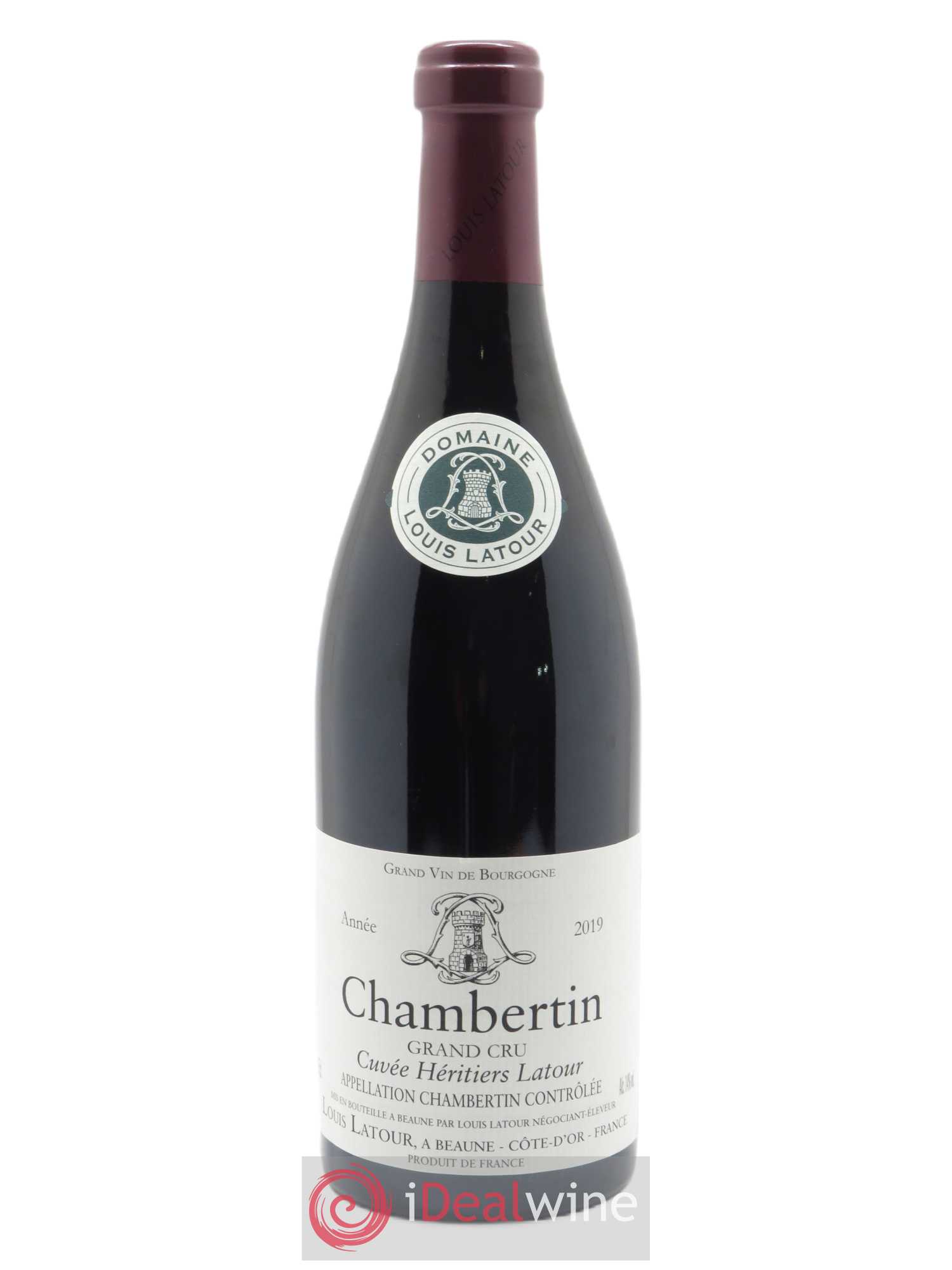 Chambertin Grand Cru Cuvée Héritiers Latour Louis Latour 2019 - Lot of 1 bottle - 0