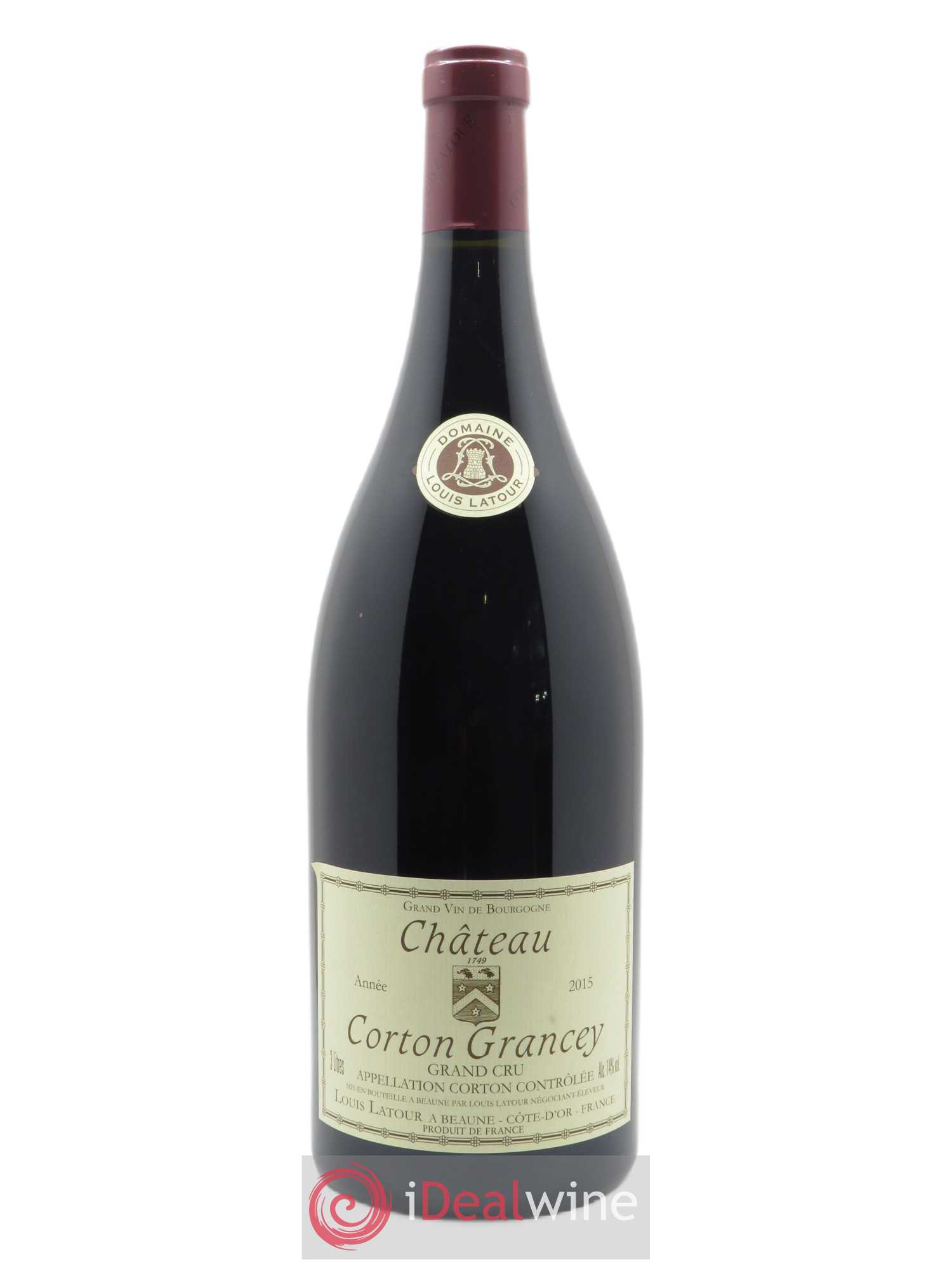 Corton Grand Cru Château Corton Grancey Louis Latour  2015 - Lot of 1 Jeroboam - 1