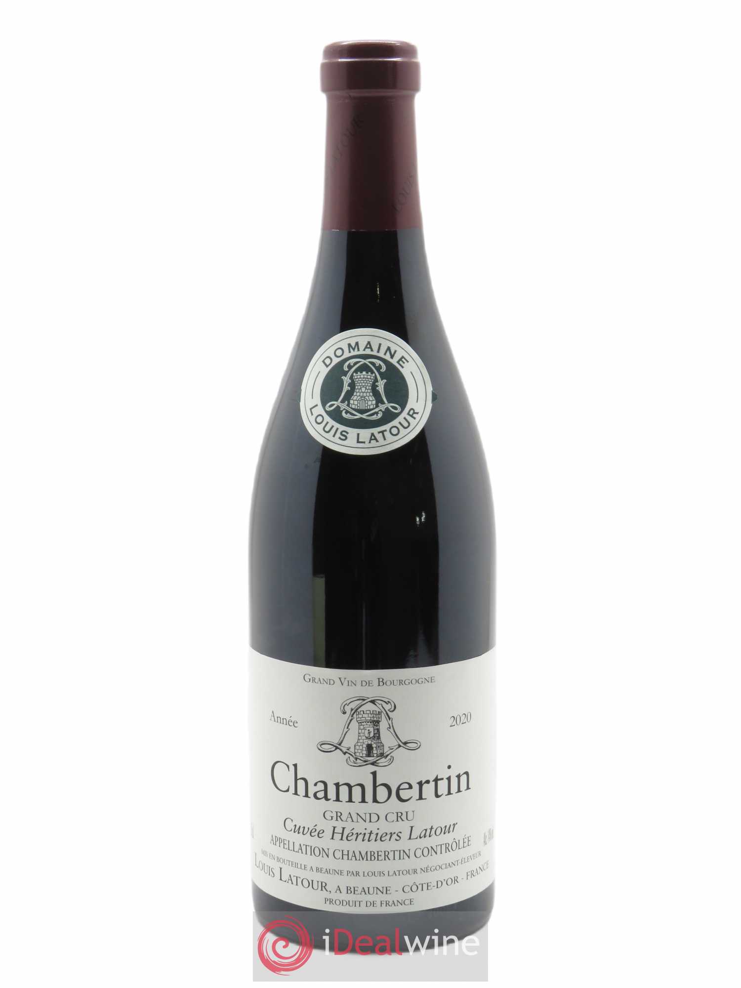 Chambertin Grand Cru Cuvée Héritiers Latour Louis Latour 2020 - Lot of 1 bottle - 0