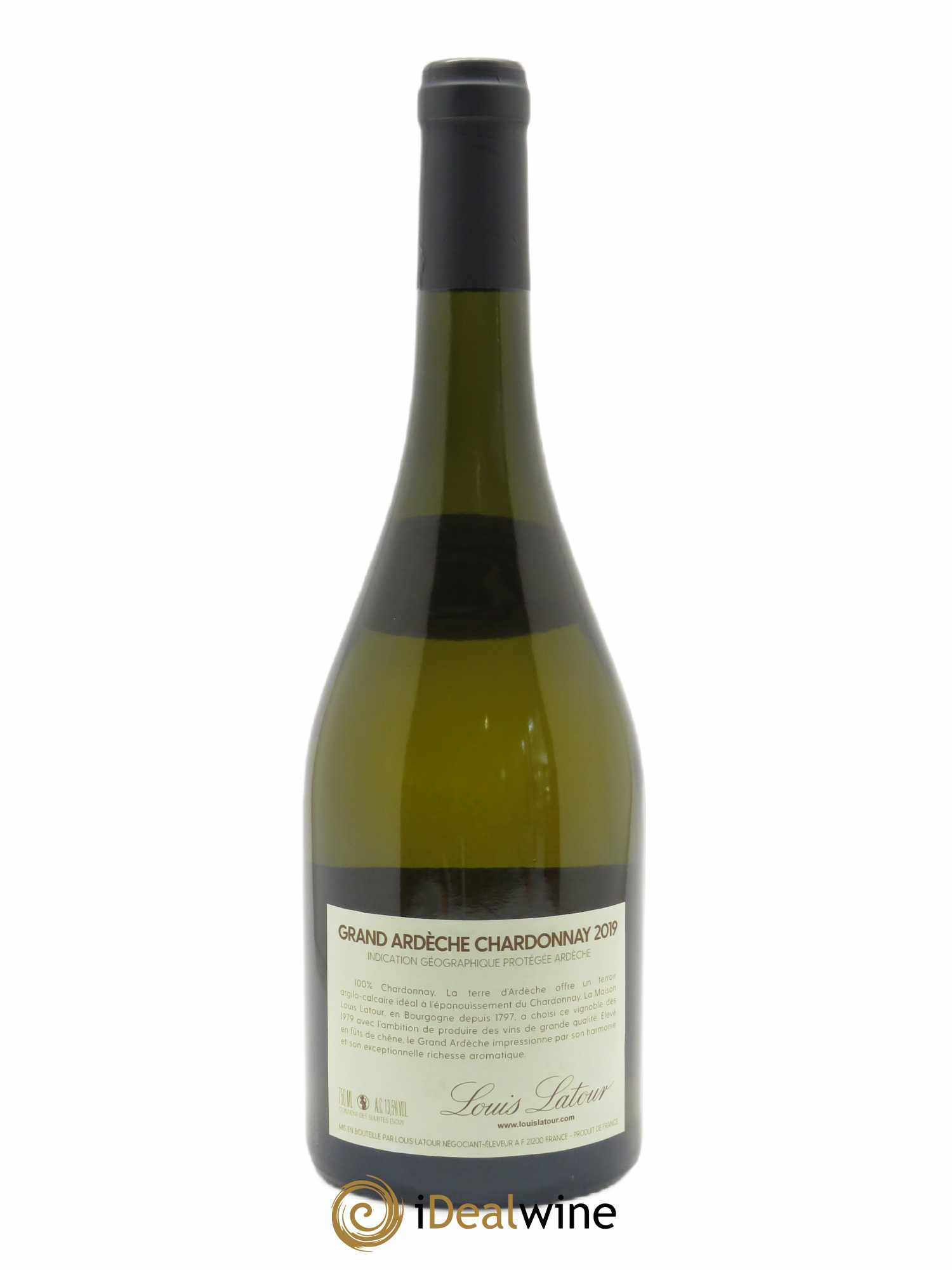 IGP Ardèche Grand Ardèche Chardonnay Louis Latour 2019 - Lot of 1 bottle - 1