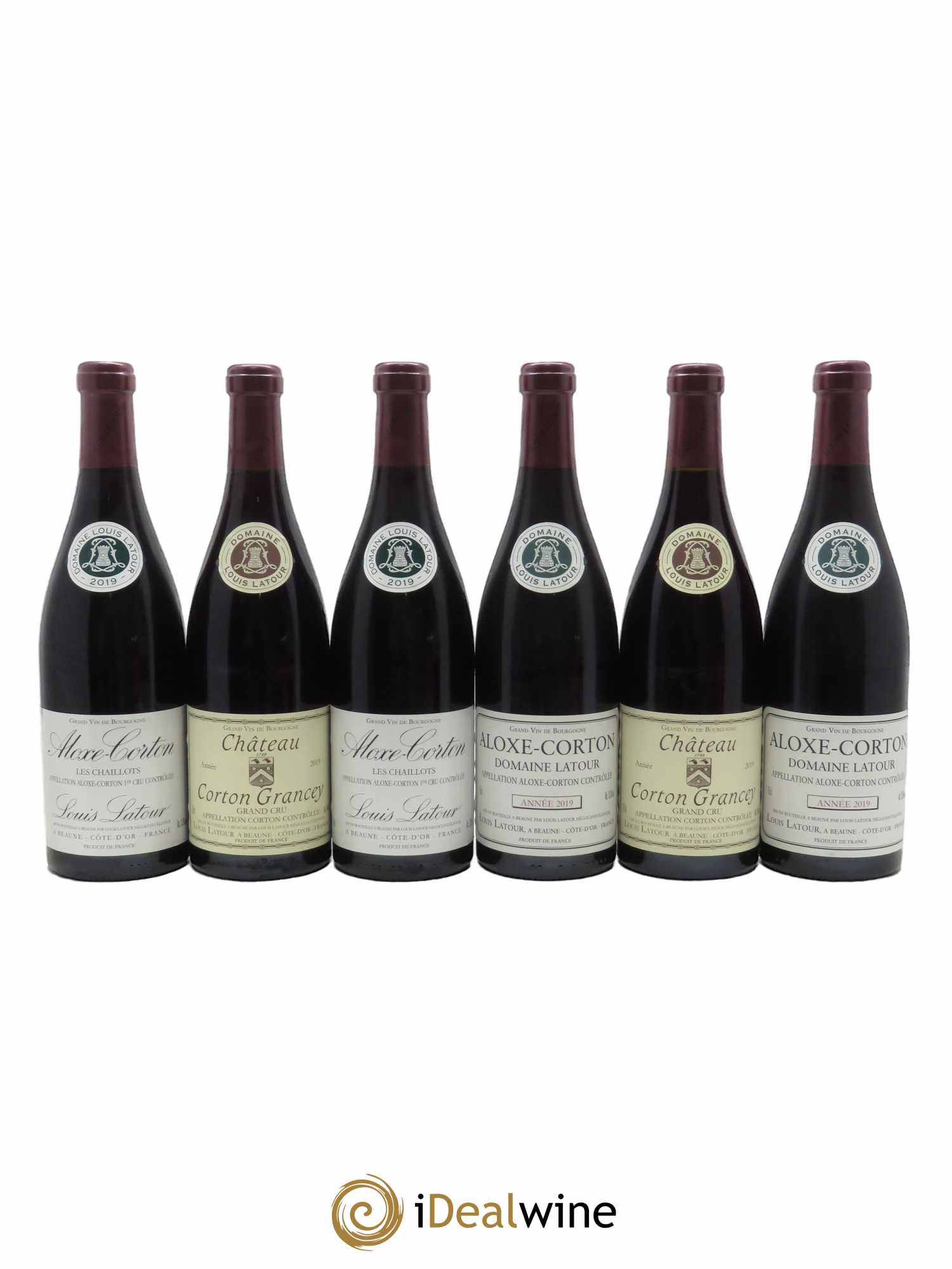 Aloxe-Corton Caisse Découverte 1er Cru et Grand Cru Louis Latour 2019 - Lot de 6 bouteilles - 1