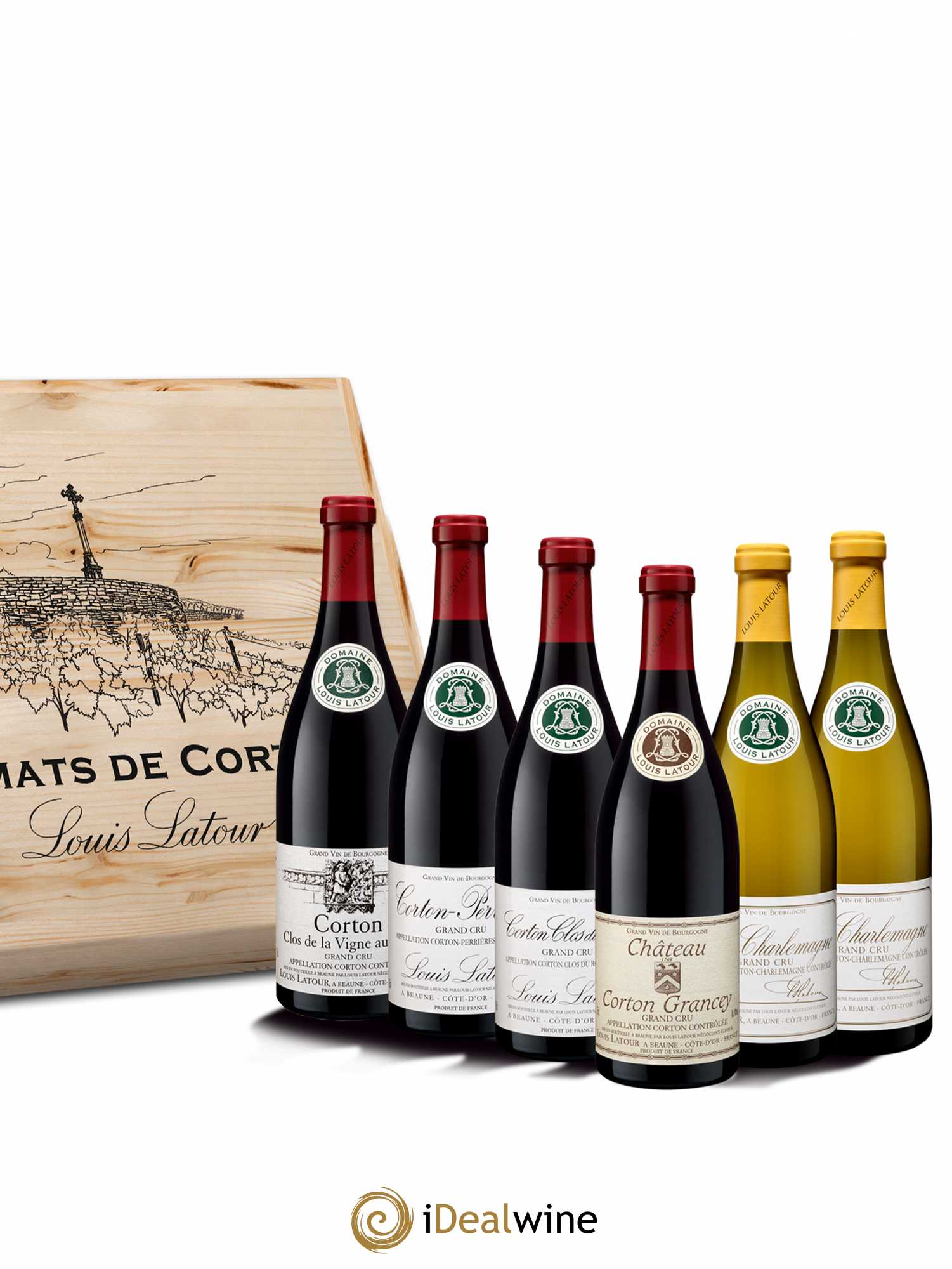 Caisse Grands crus Climats de Corton Louis Latour 2016 - Lot of 1 bottle - 0