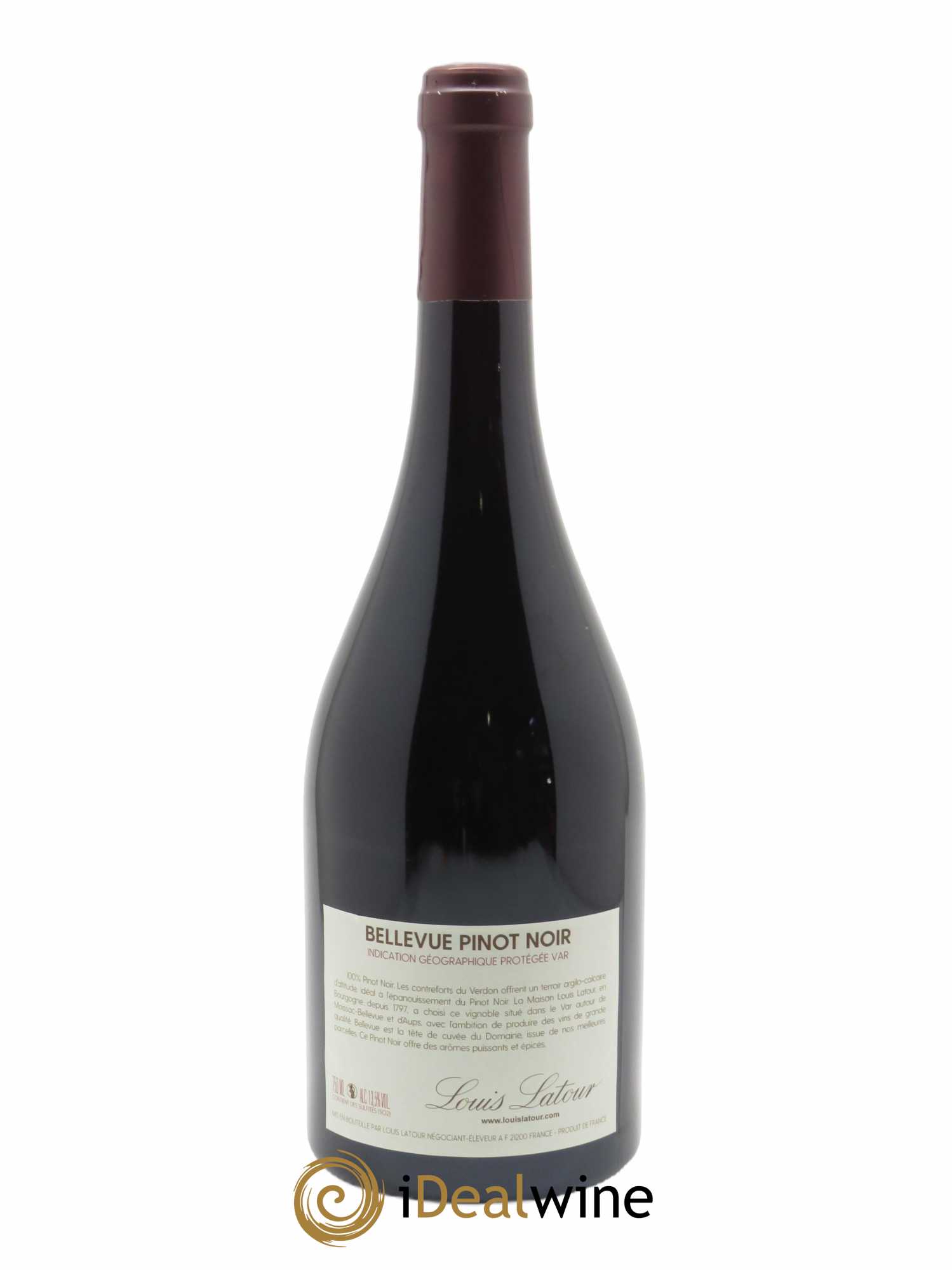 IGP Pays du Var (Vin de Pays du Var) Domaine de Valmoissine Bellevue Pinot Noir Louis Latour 2020 - Lot of 1 bottle - 1