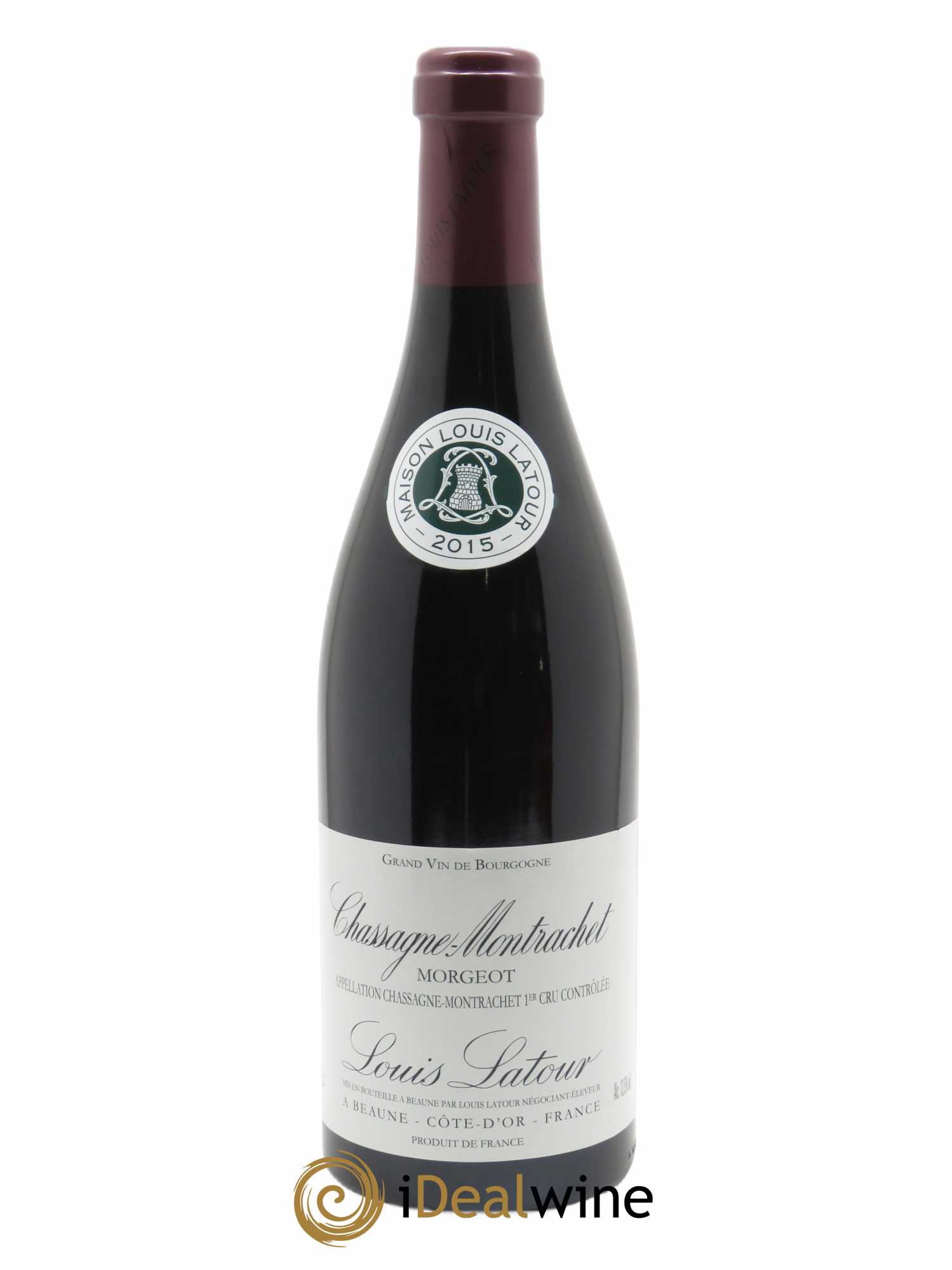 Chassagne-Montrachet 1er Cru Morgeot Louis Latour 2015 - Lot de 1 bouteille - 0