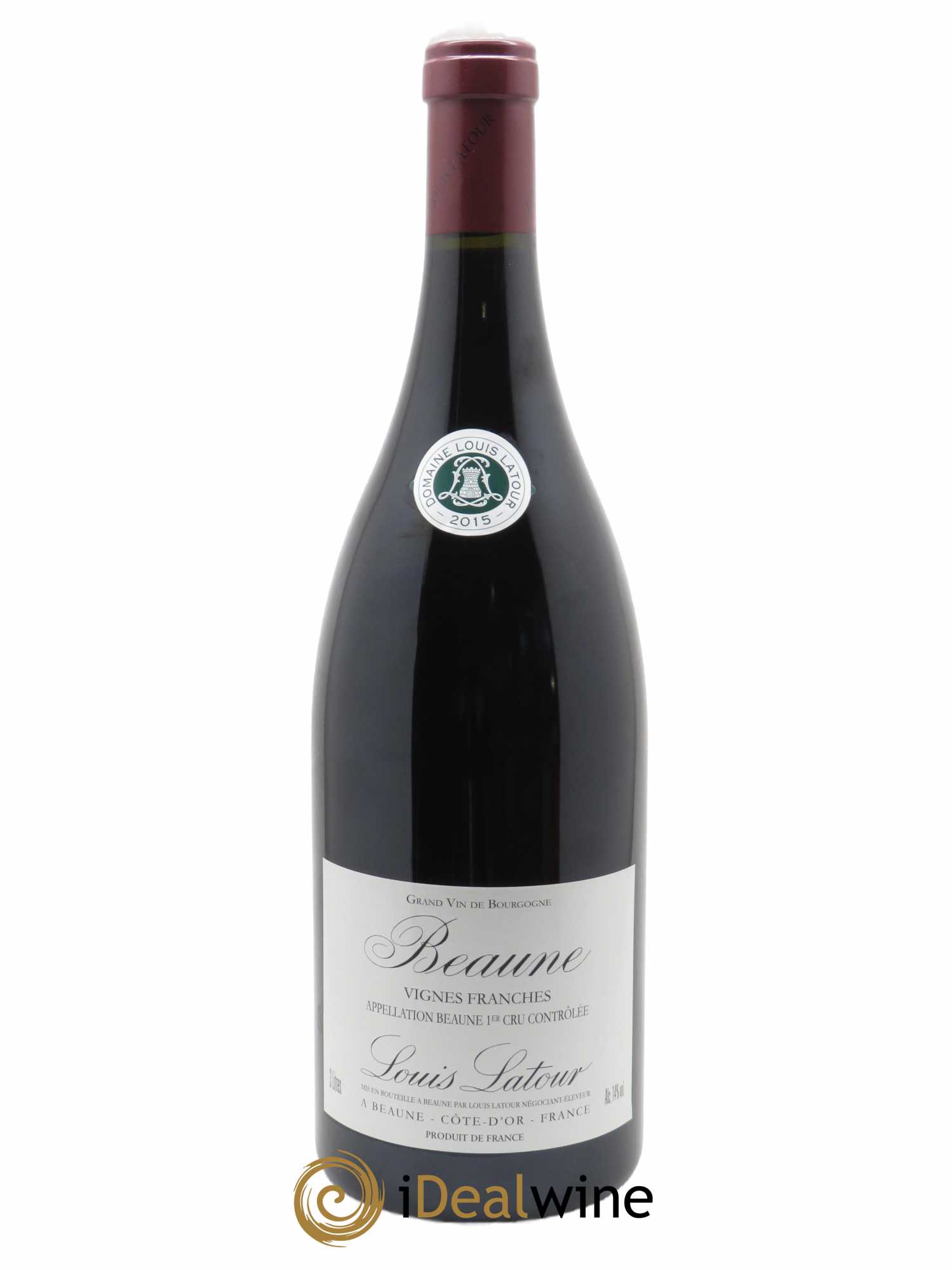 Beaune 1er Cru Vignes Franches Louis Latour 2015 - Lot de 1 double magnum - 1
