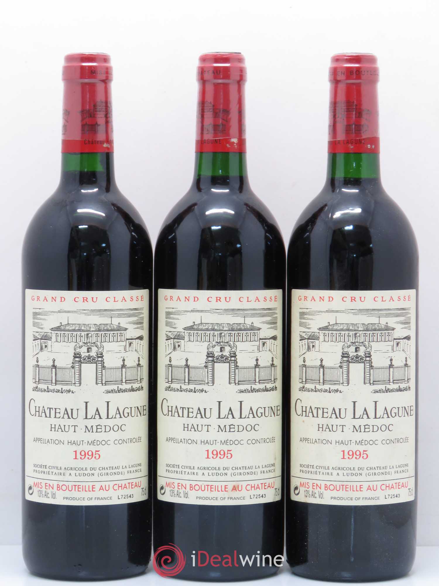 Château la Lagune 3ème Grand Cru Classé 1995 - Lot de 6 bouteilles - 2