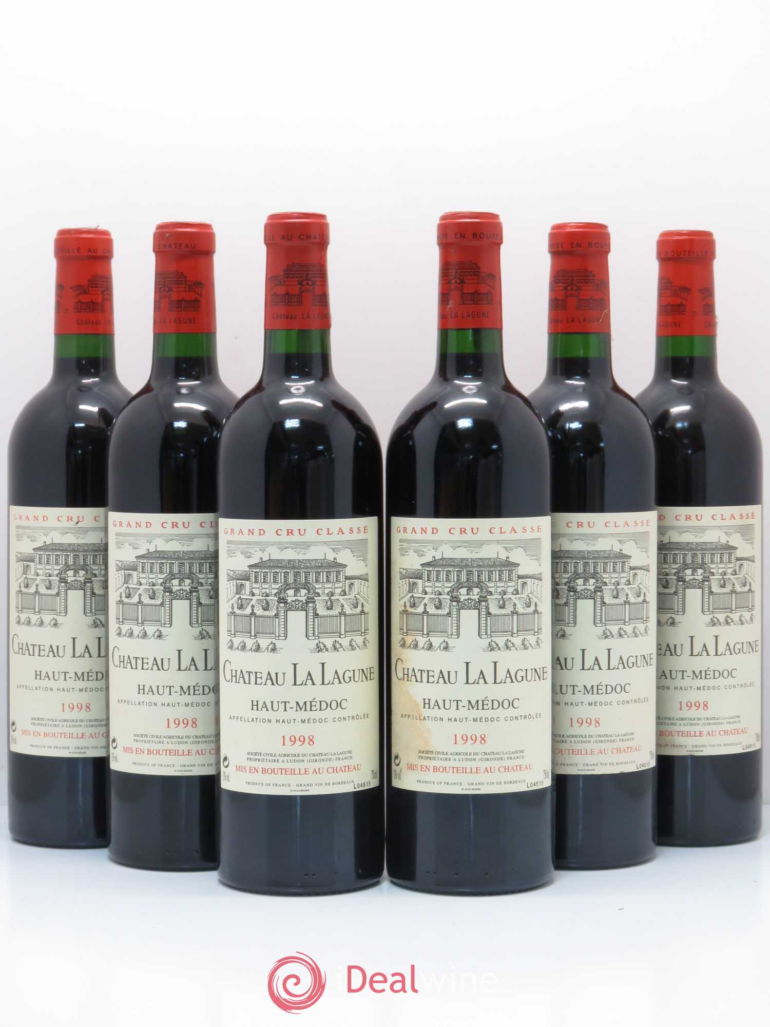Château la Lagune 3ème Grand Cru Classé 1998 - Lot de 6 bouteilles - 0