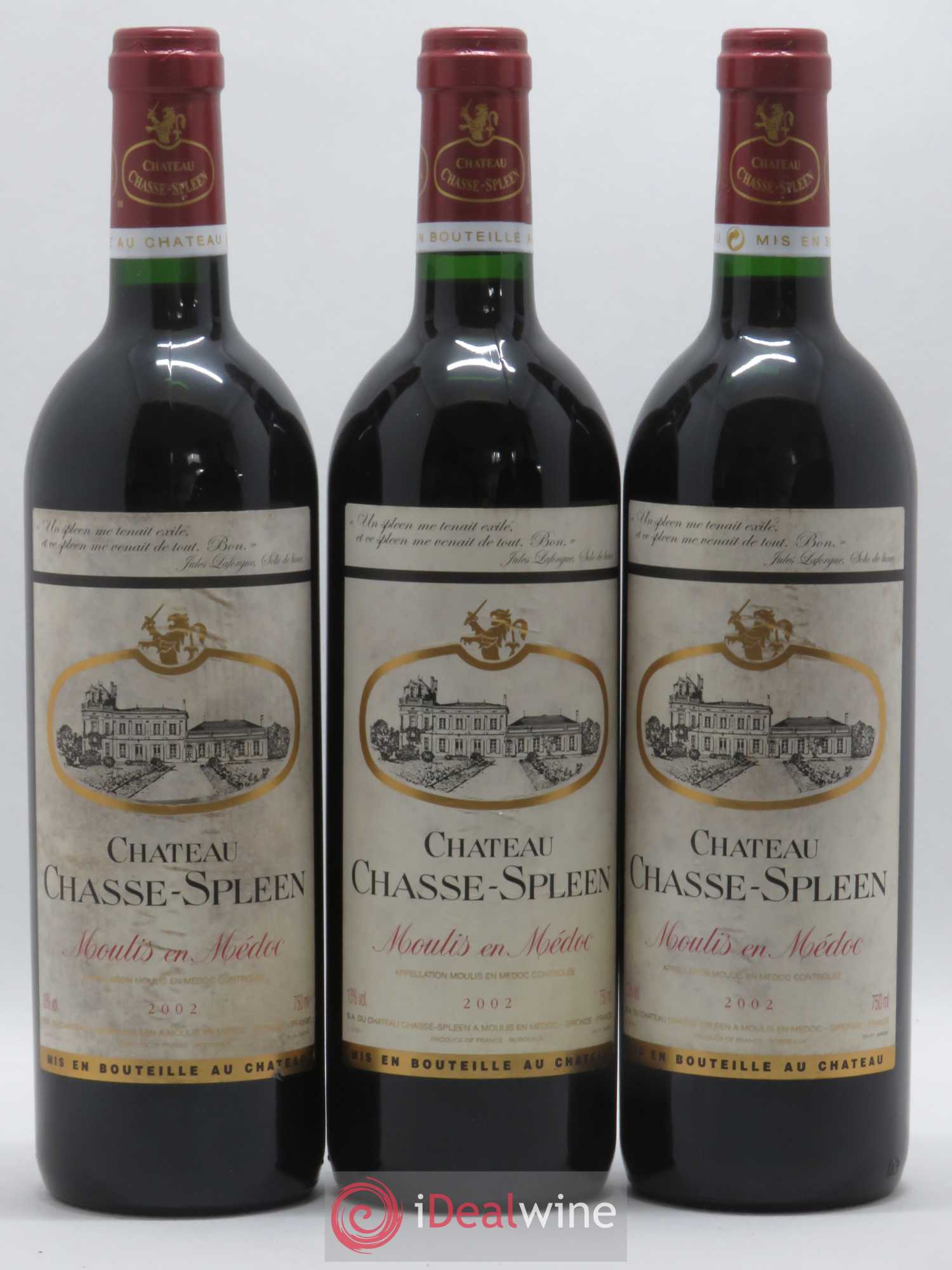 Château Chasse Spleen 2002 - Lot de 6 bouteilles - 2